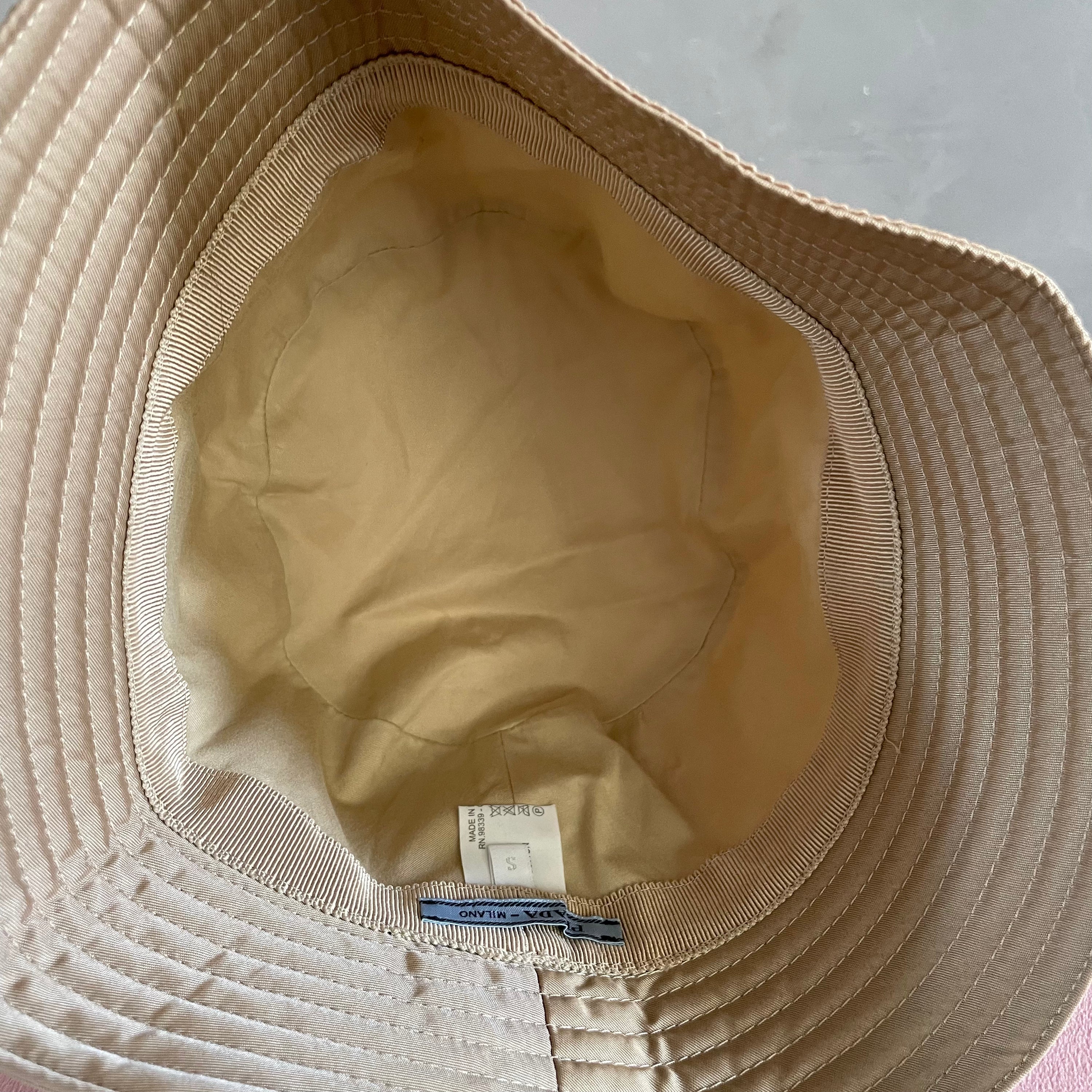 Prada Bucket Rose Gold