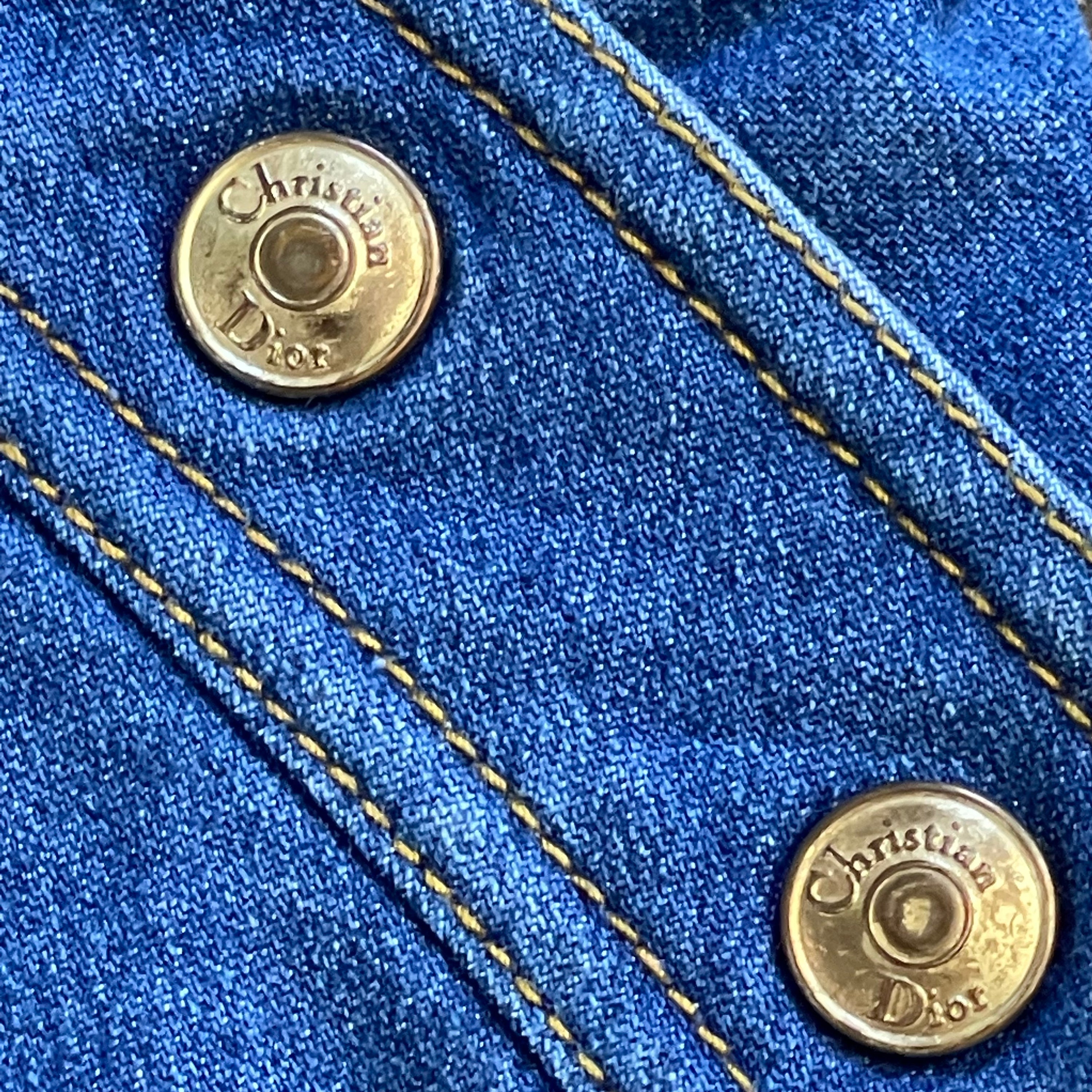 Christian Dior 2000 Denim Skirt