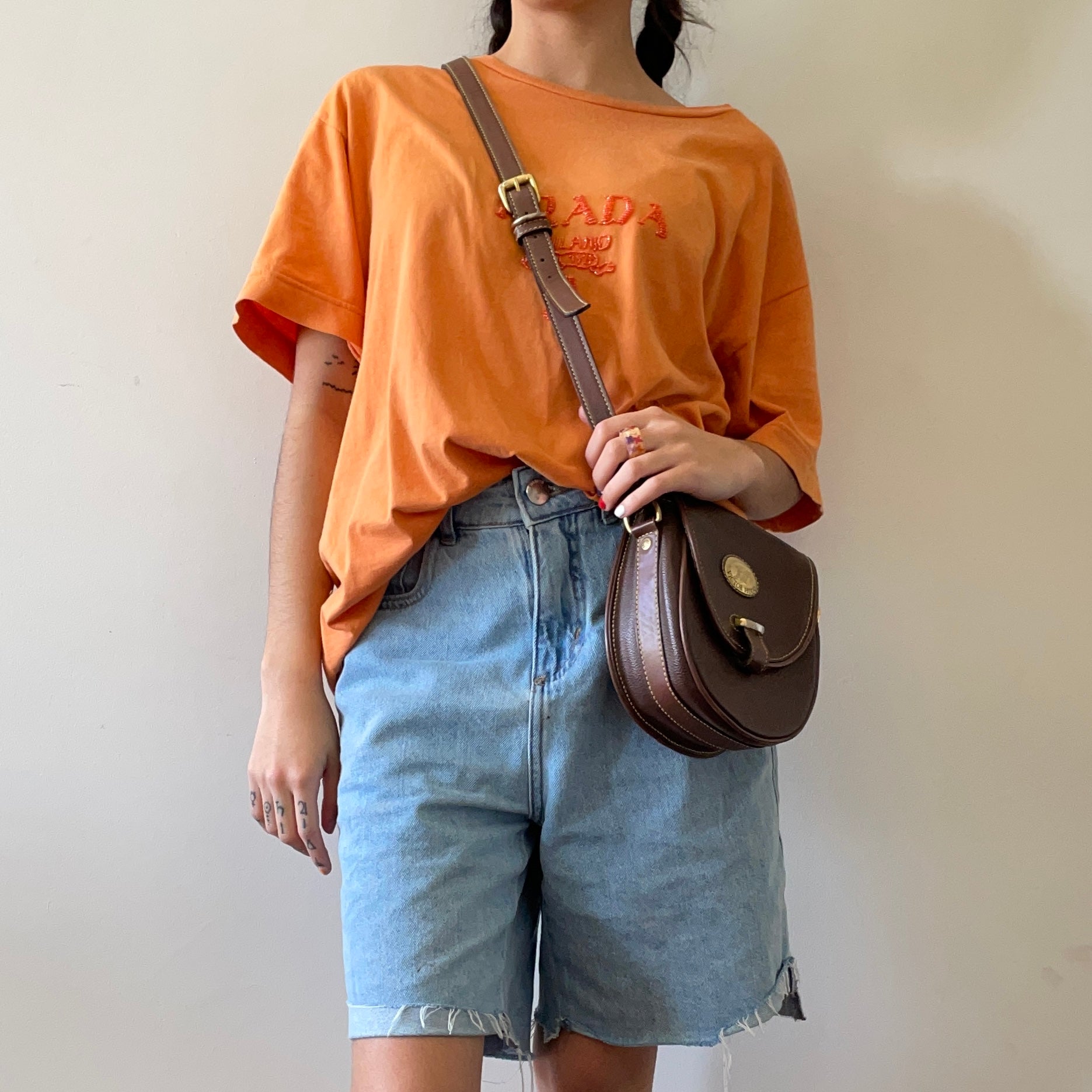 Victor Hugo Vintage Leather Crossbody