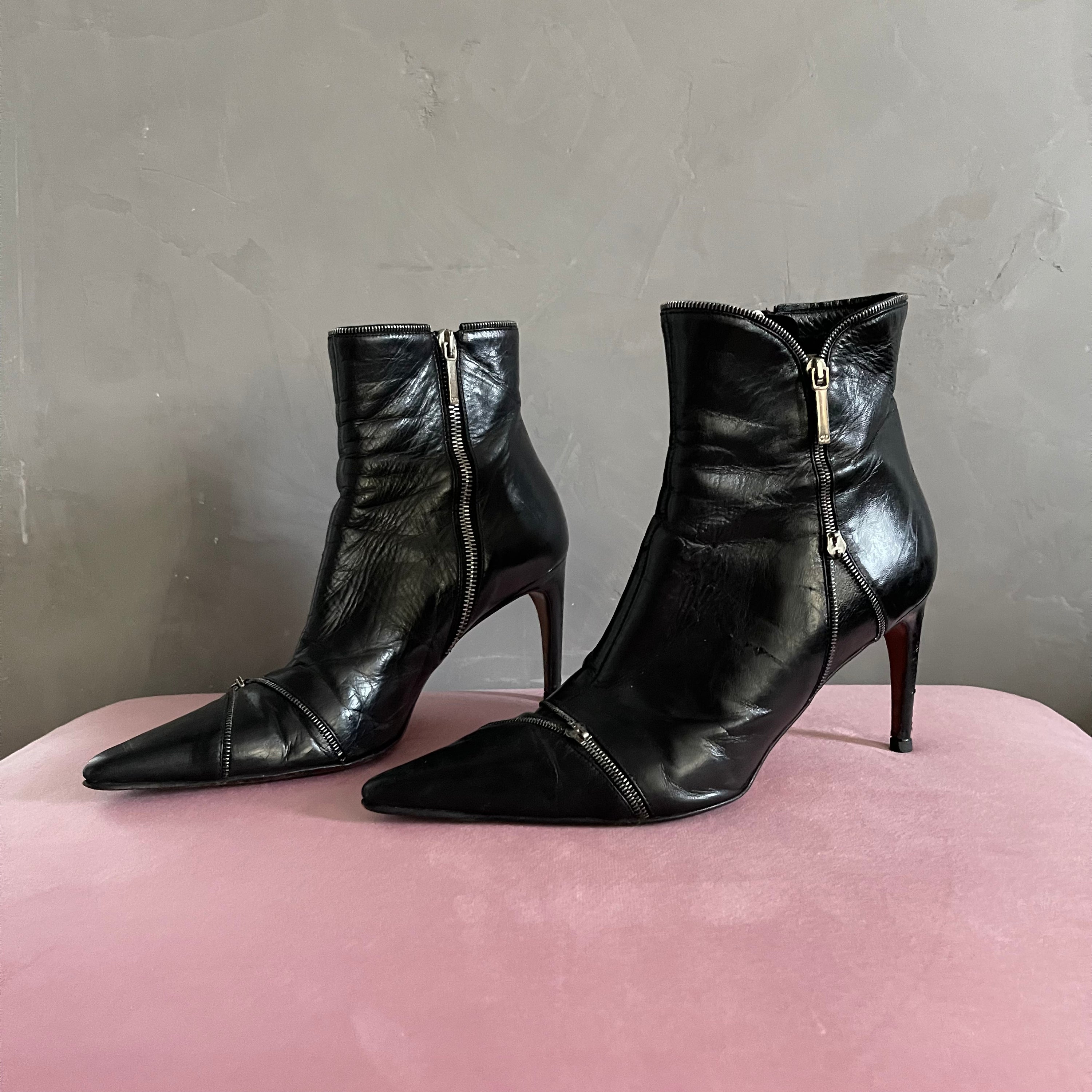 Dior Zipper Boots