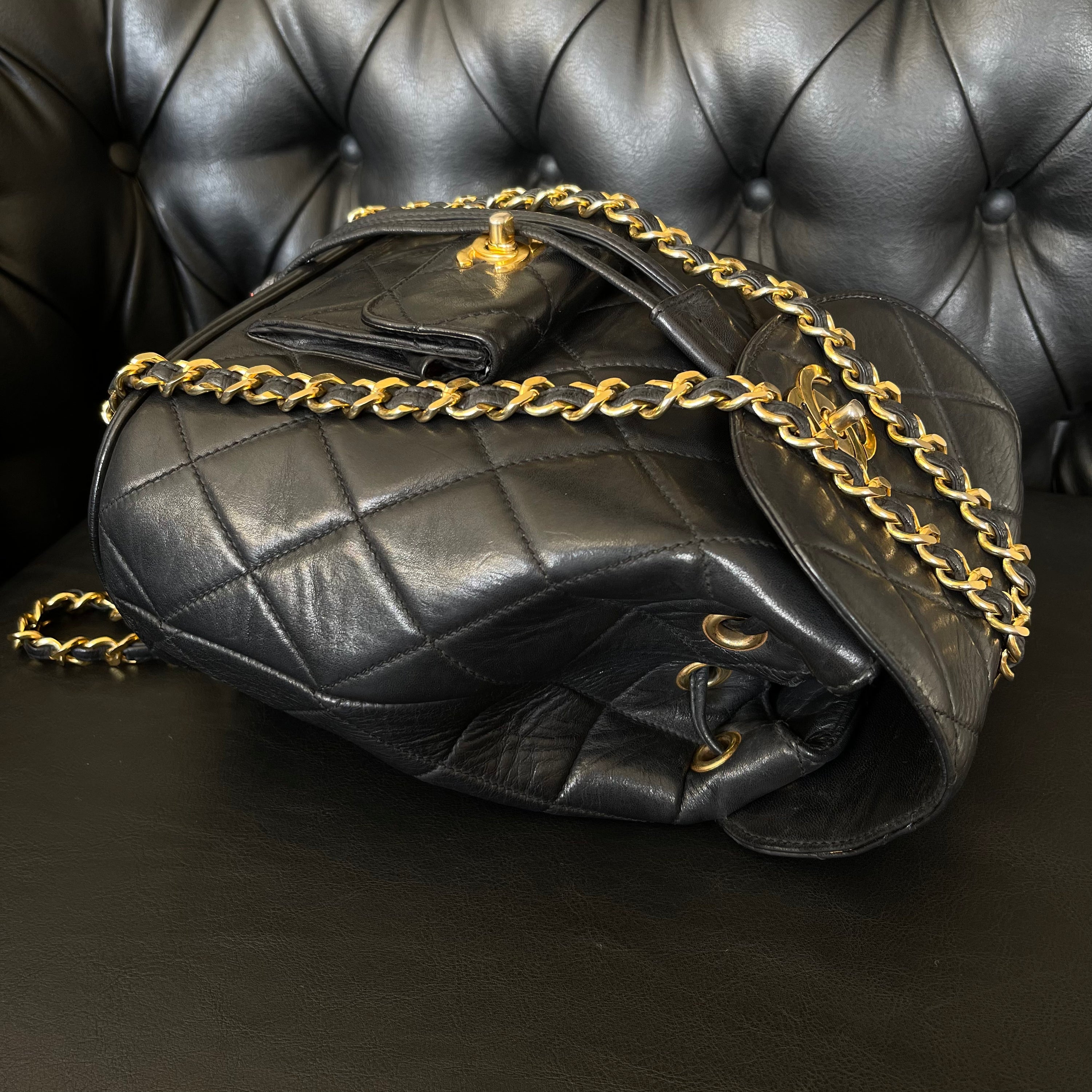 Chanel 90s Quilted Mini Backpack