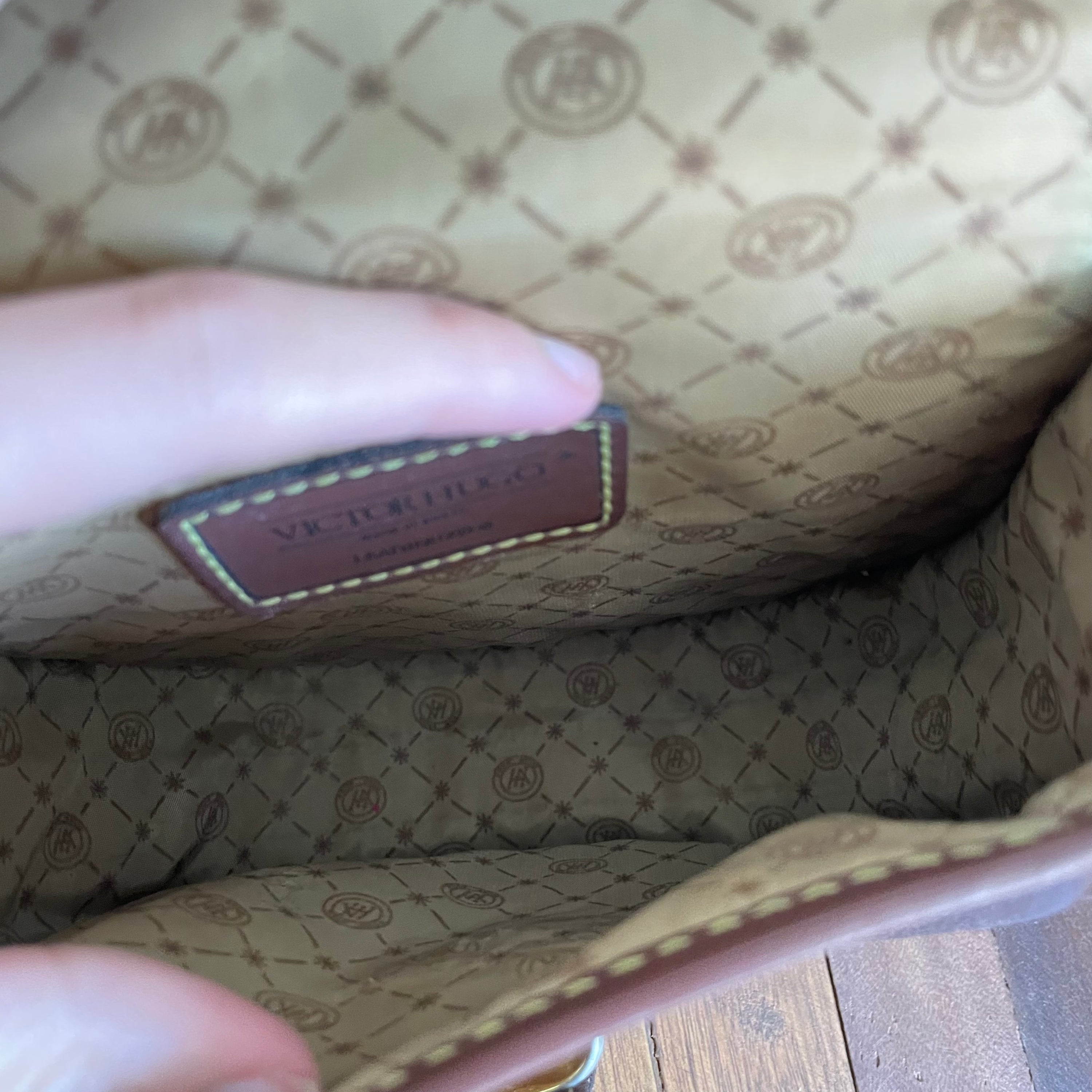 Victor Hugo Vintage Leather Crossbody