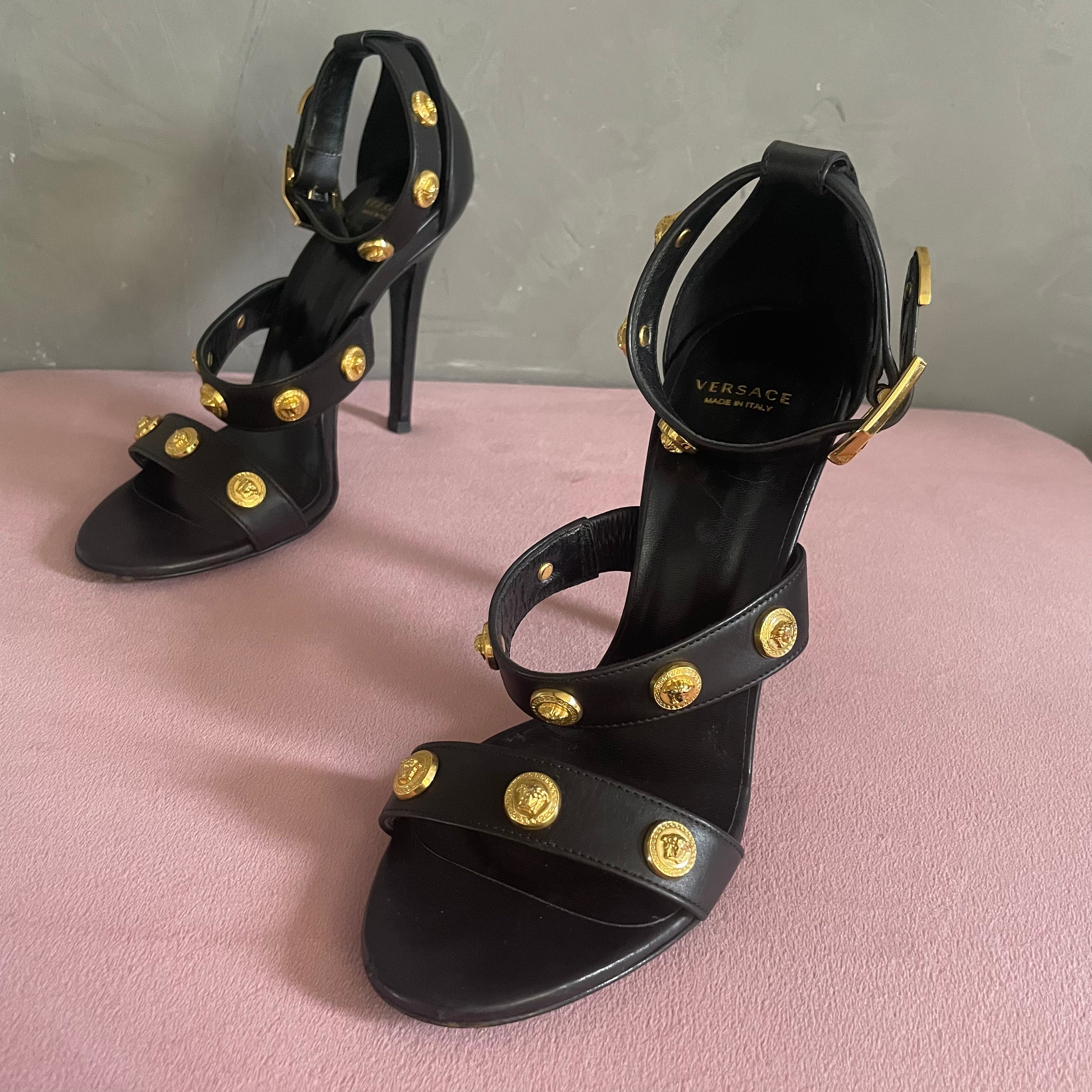 Versace Medusa Heels