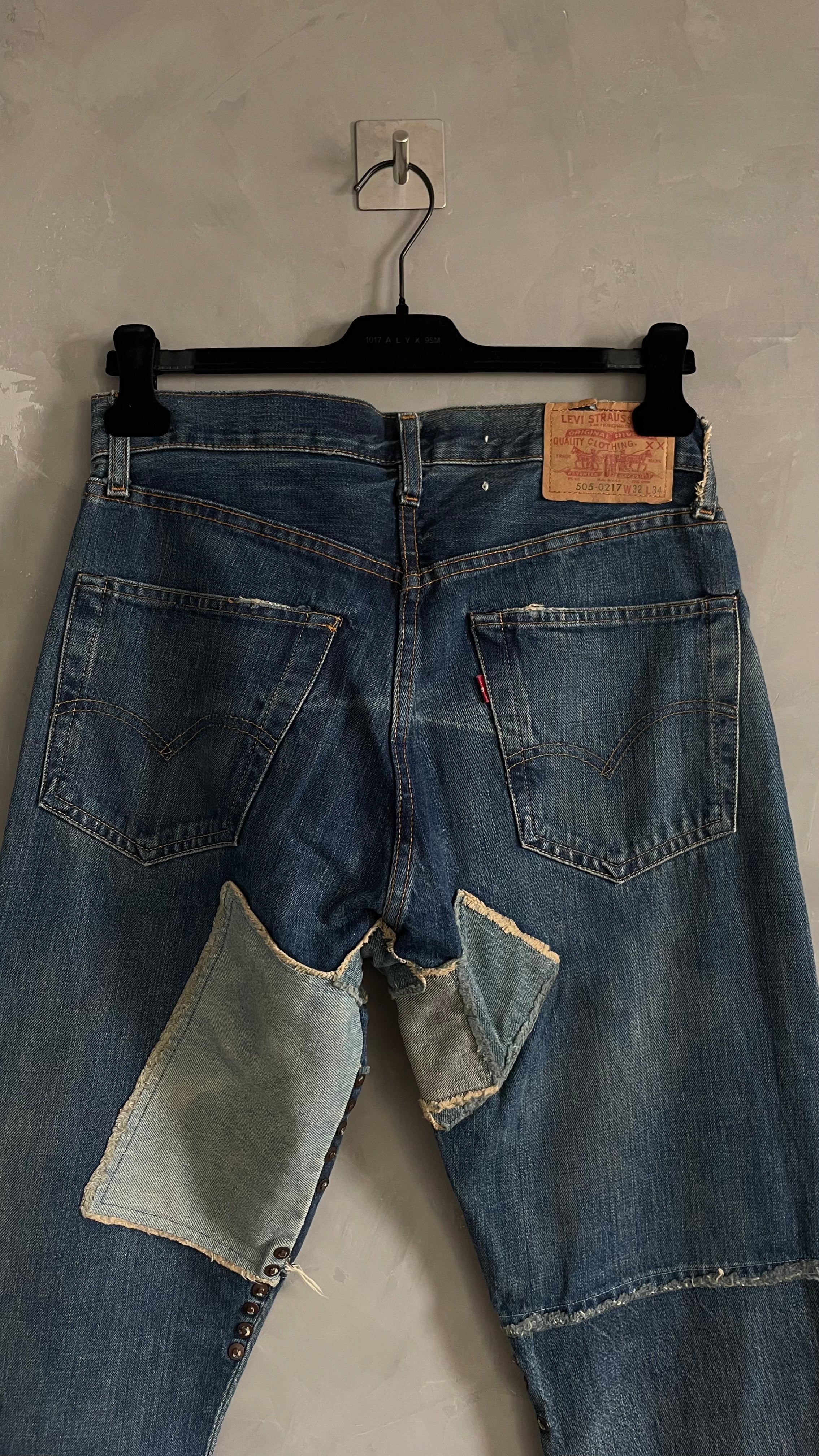 Levis Jeans Patchwork