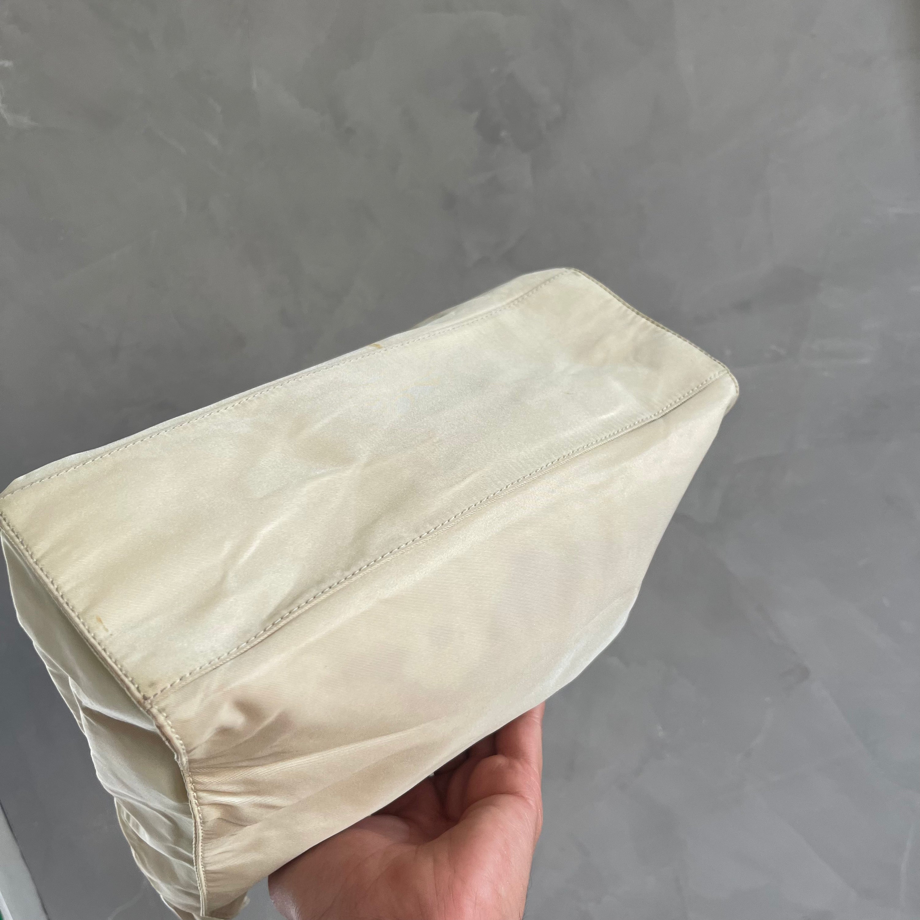 Prada Cream Nylon 90s Bag