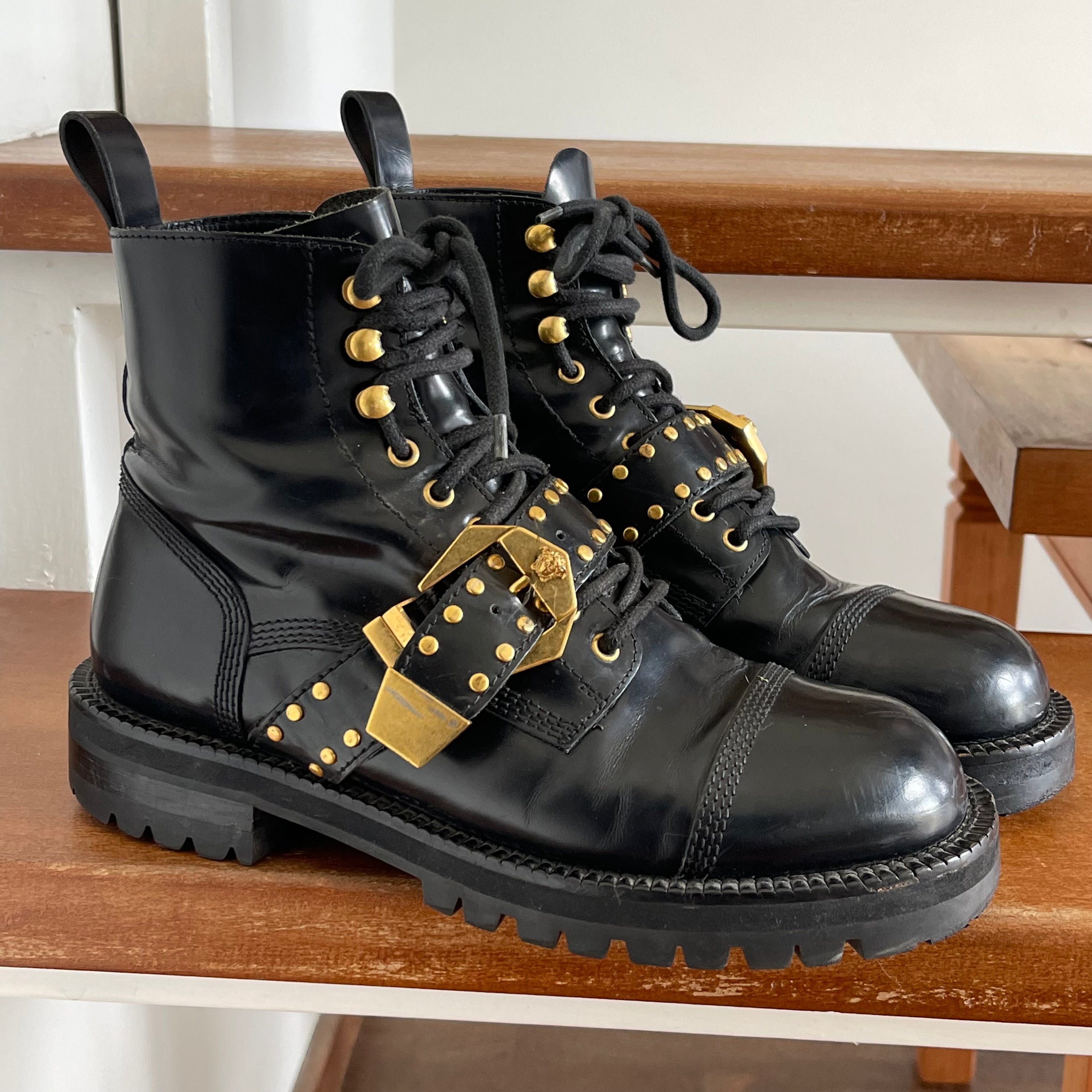 Versace 2018 Runway Boots