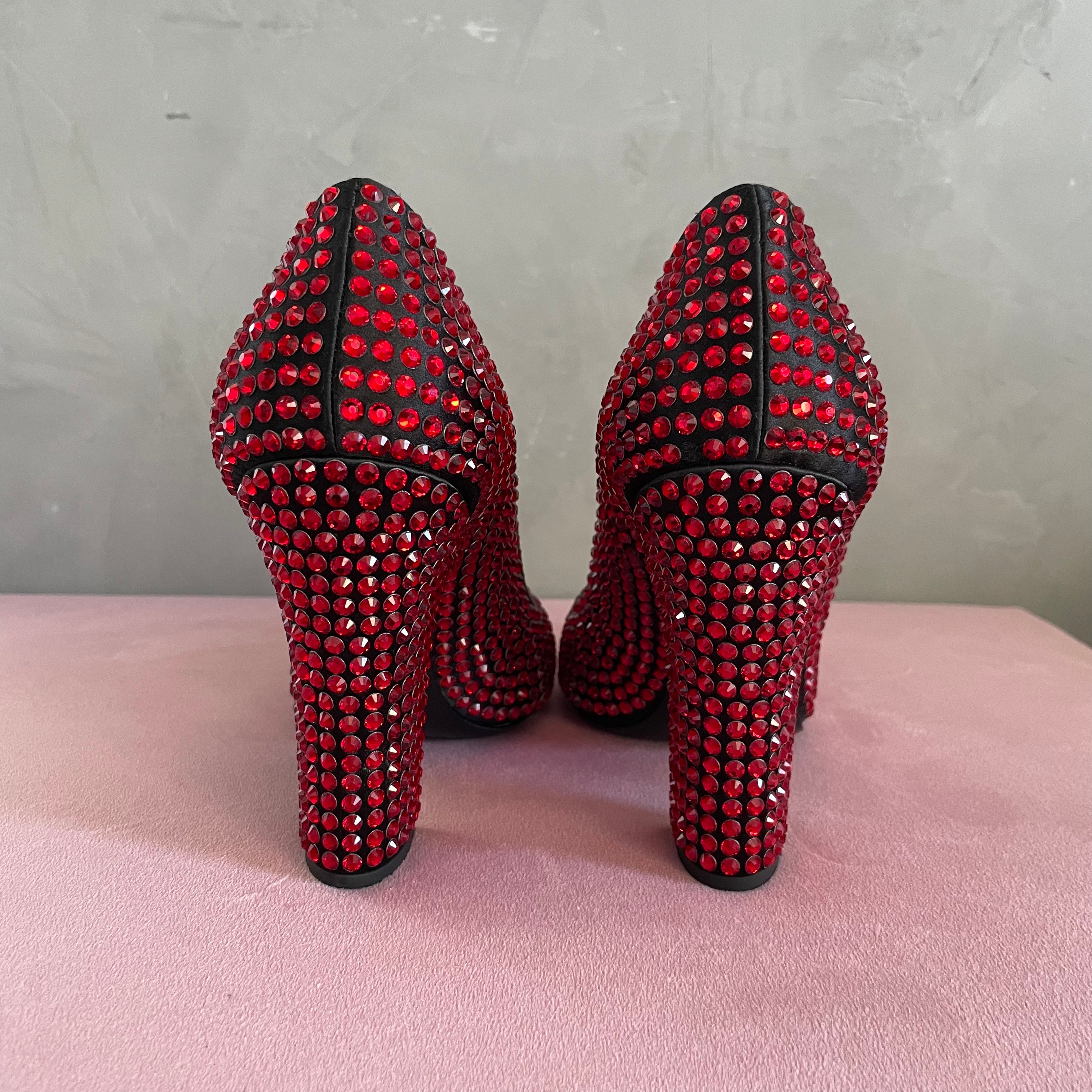 Prada Crystal Heels