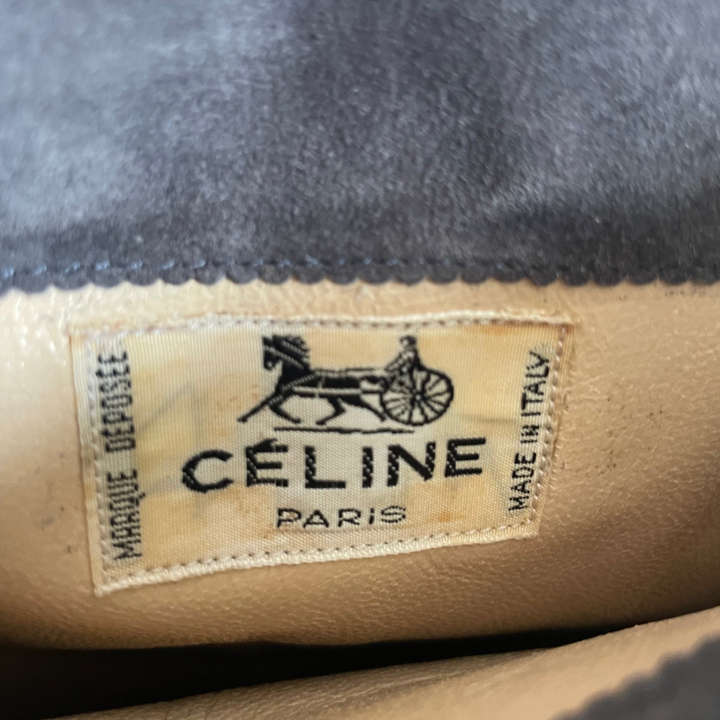 Céline Gray Suede Boots