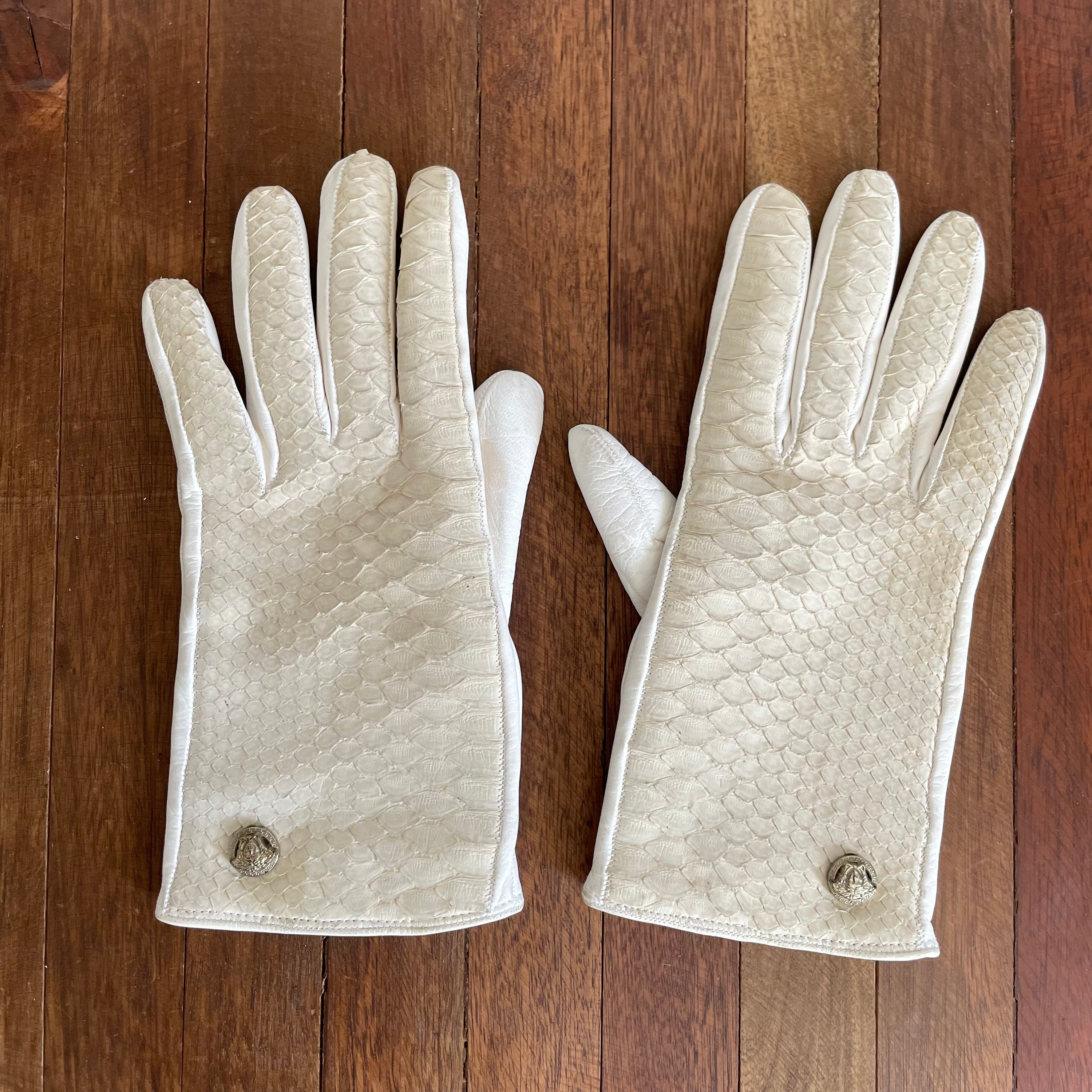 Versace Phyton Gloves