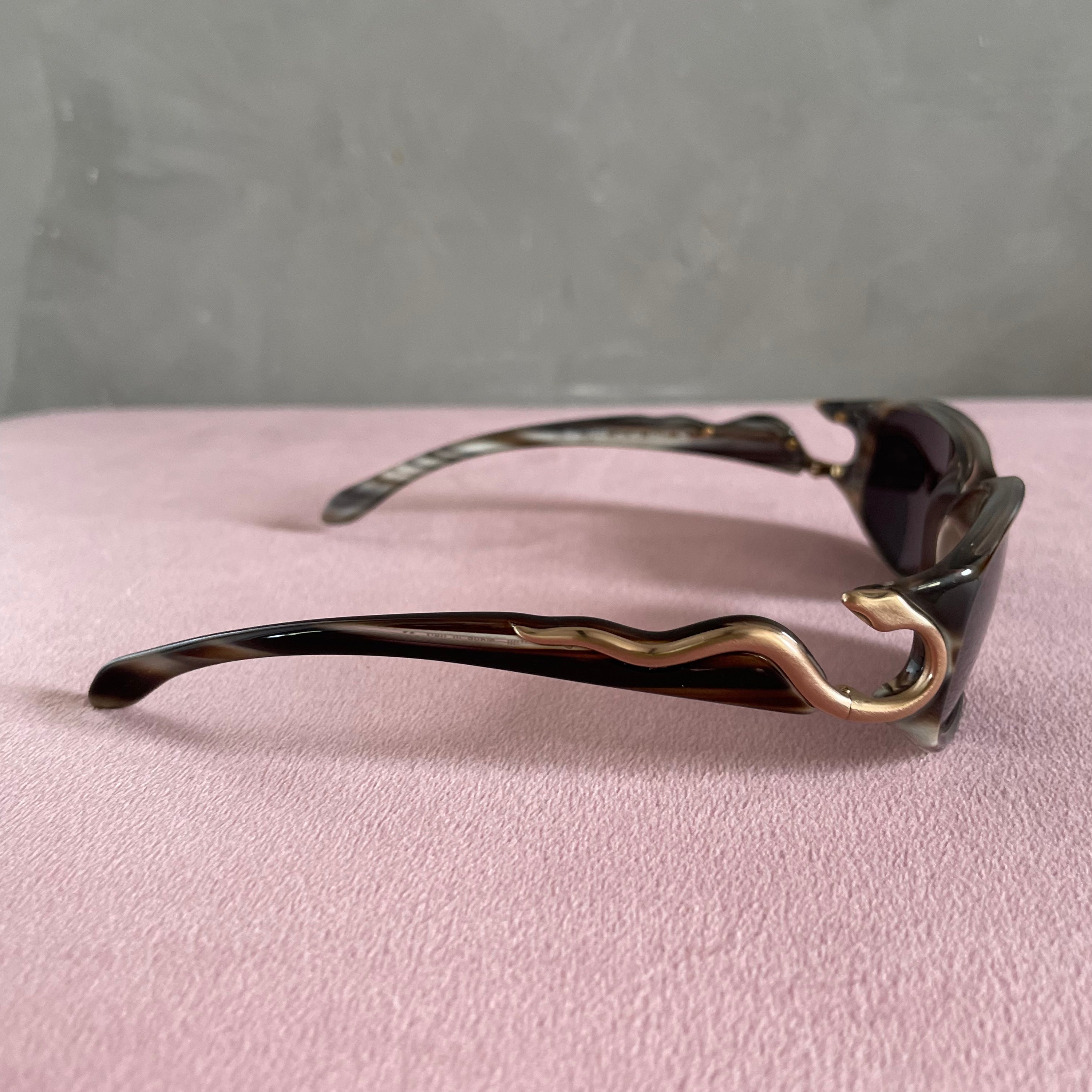 Roberto Cavalli 102S Snake Sunglasses