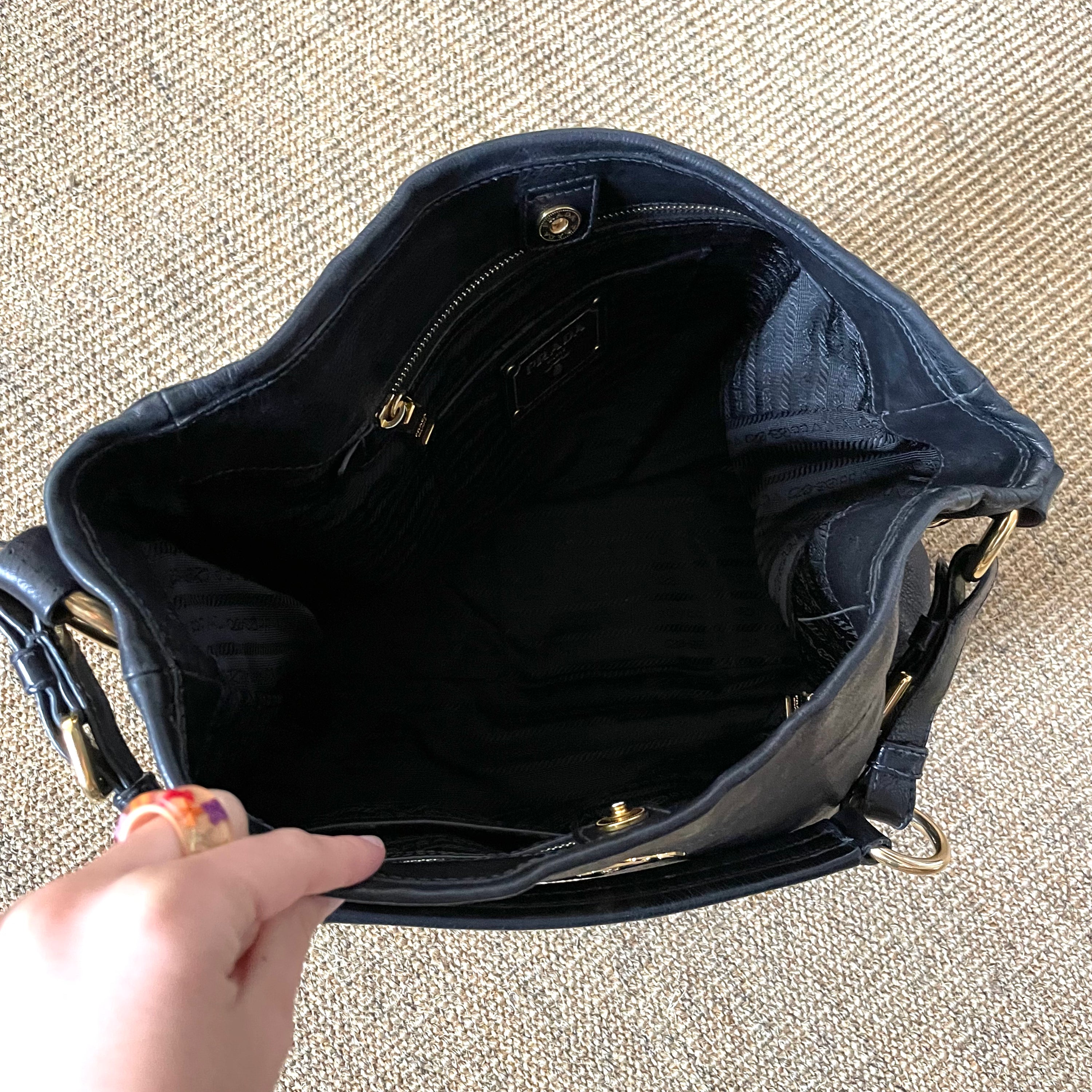 Prada Leather Shoulder Bag