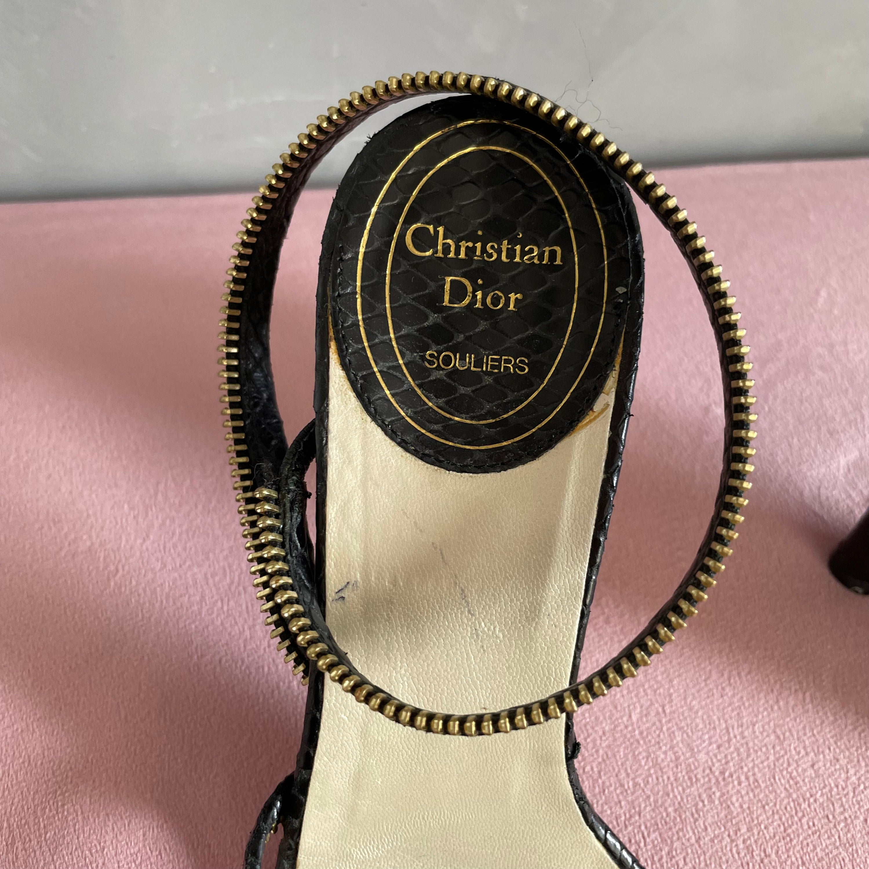 Dior Zipper Heels