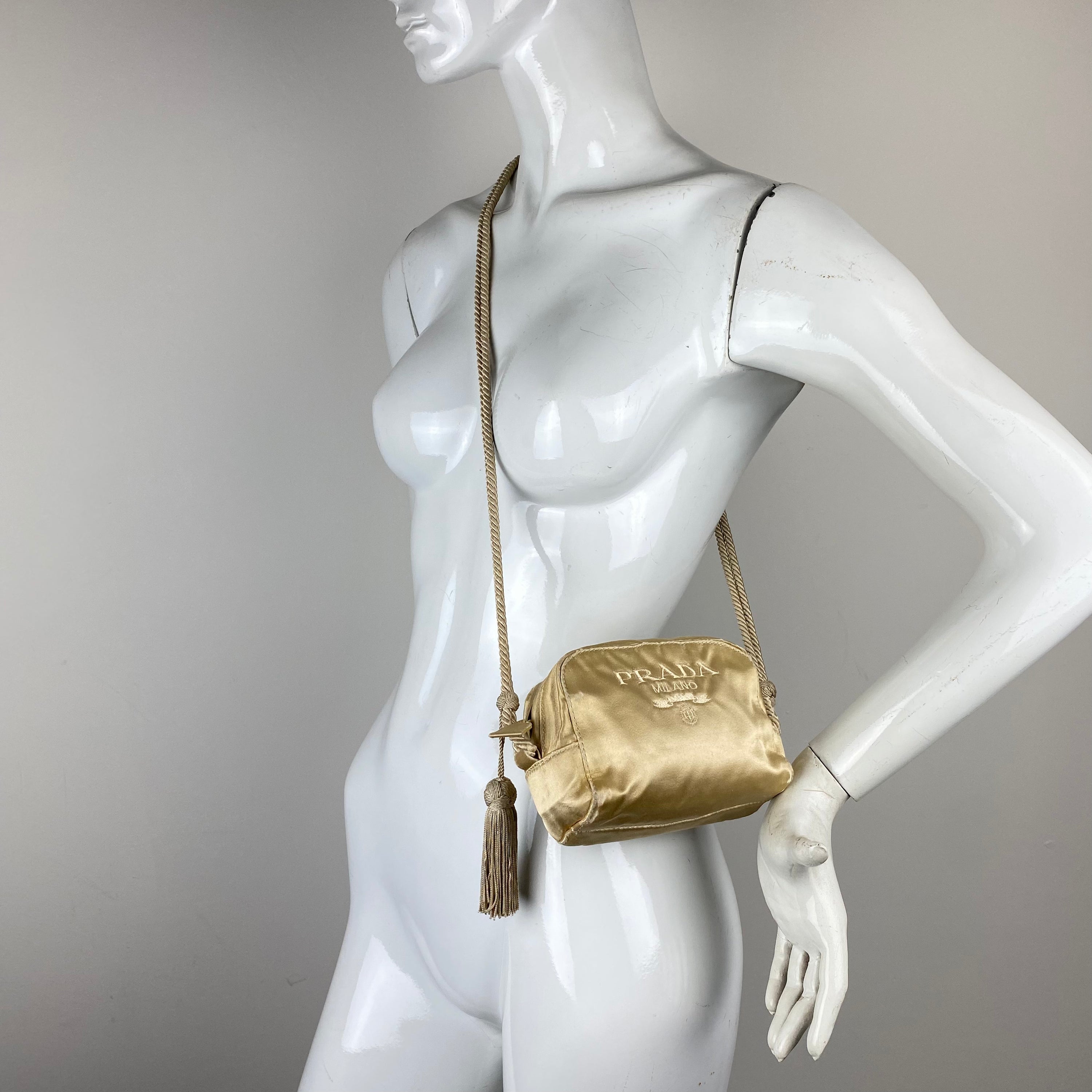 Prada Satin Crossbody Bag