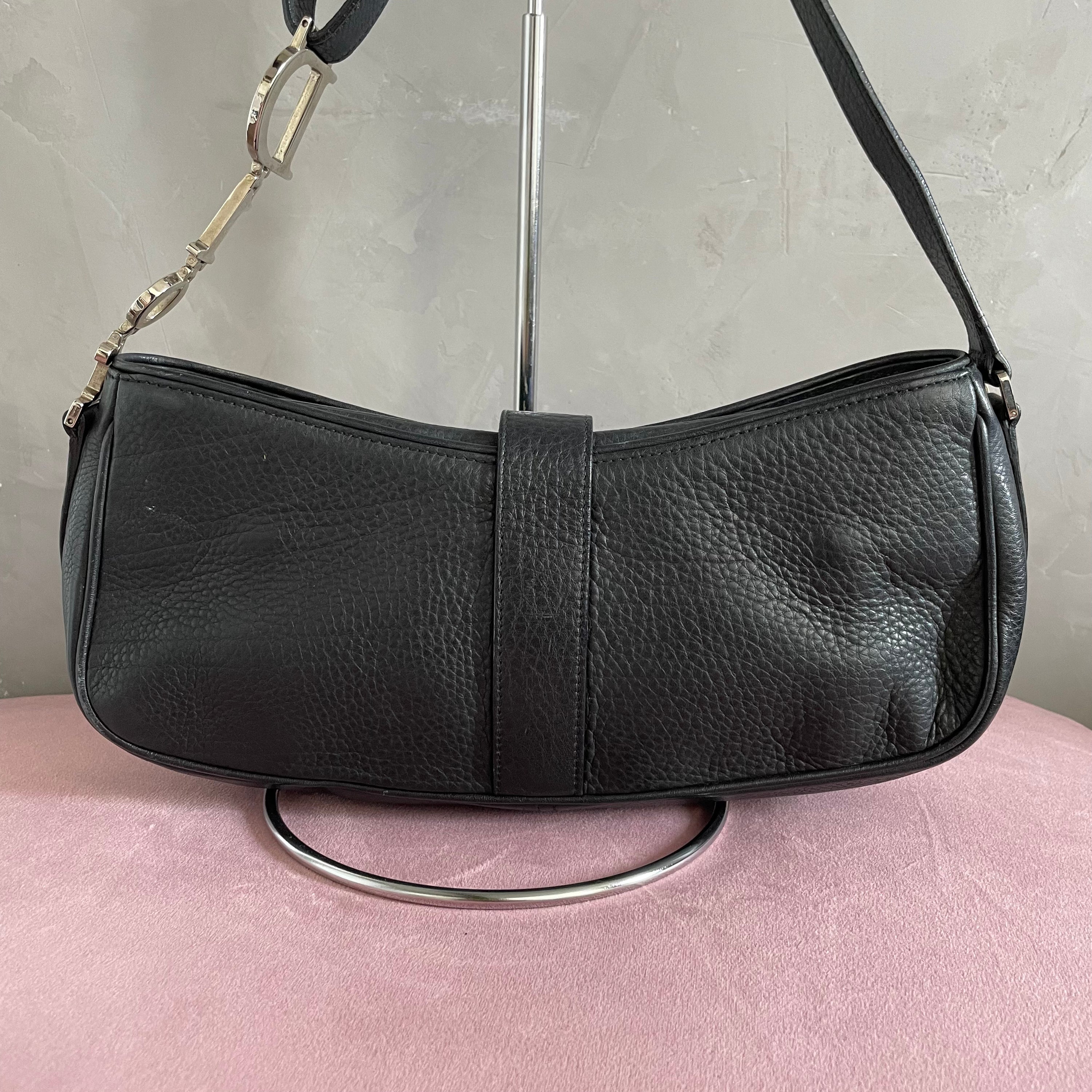 Christian Dior D Black Pochette