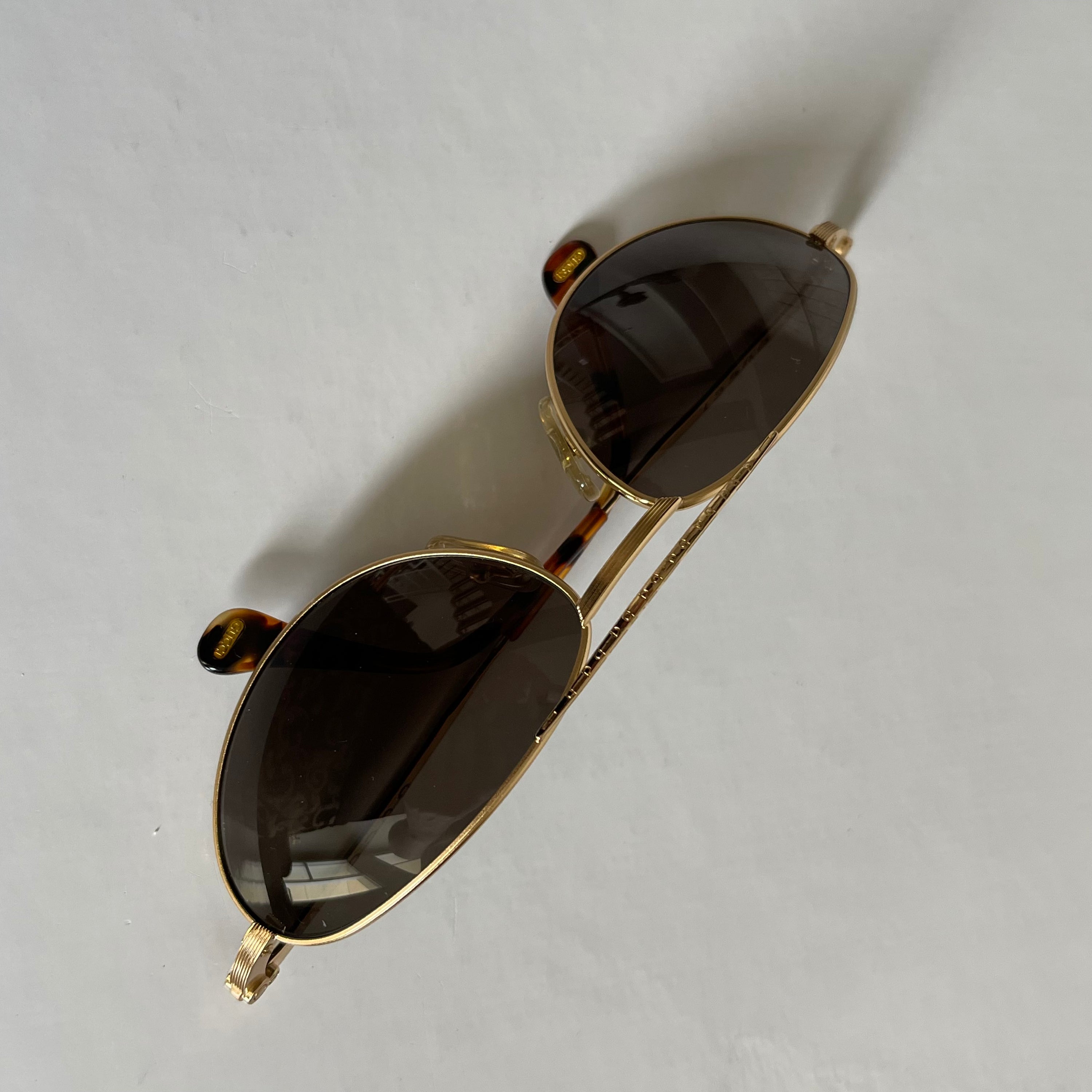 Gucci Gold Vintage Sunglasses