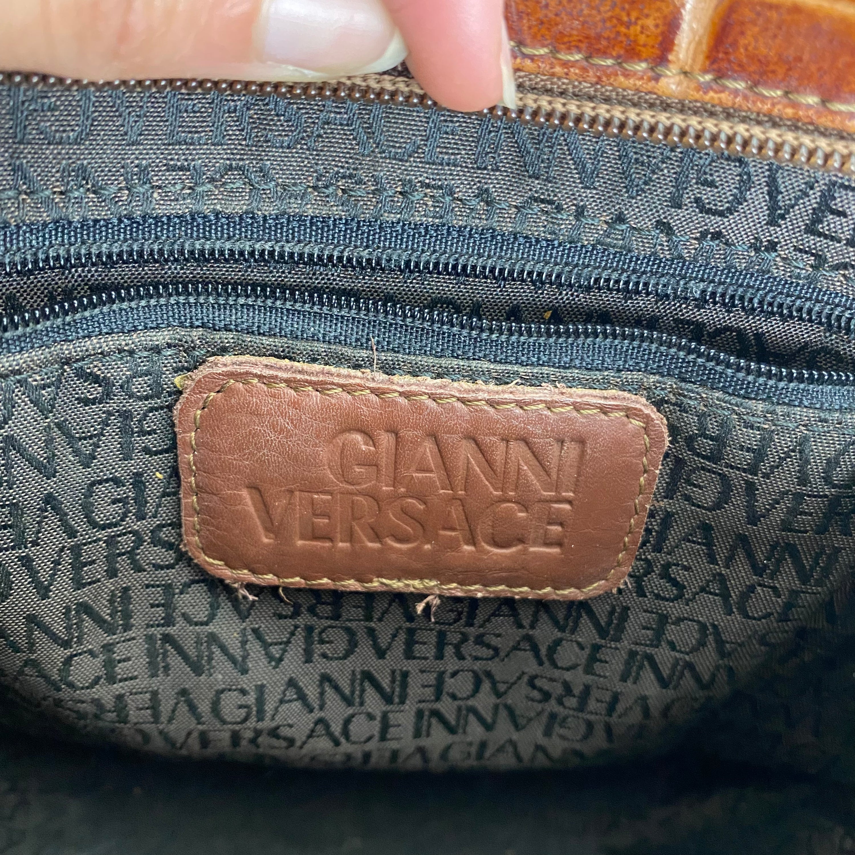 Gianni Versace Croco Bag