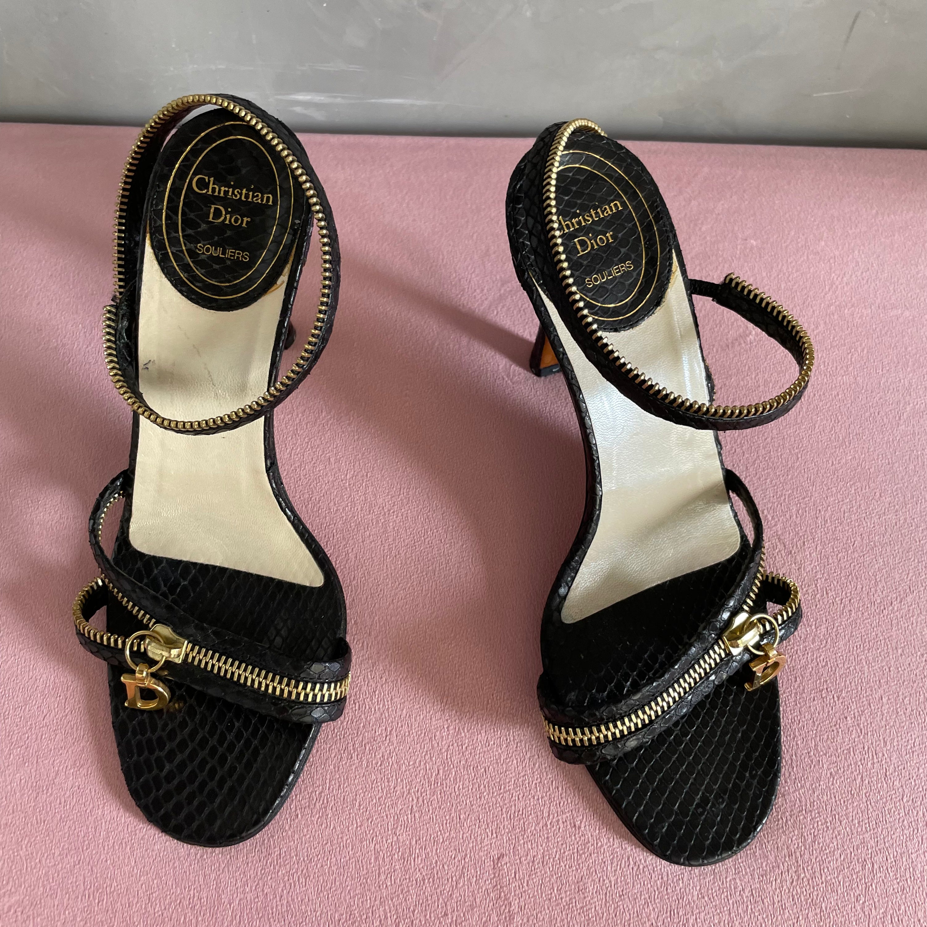 Dior Zipper Heels