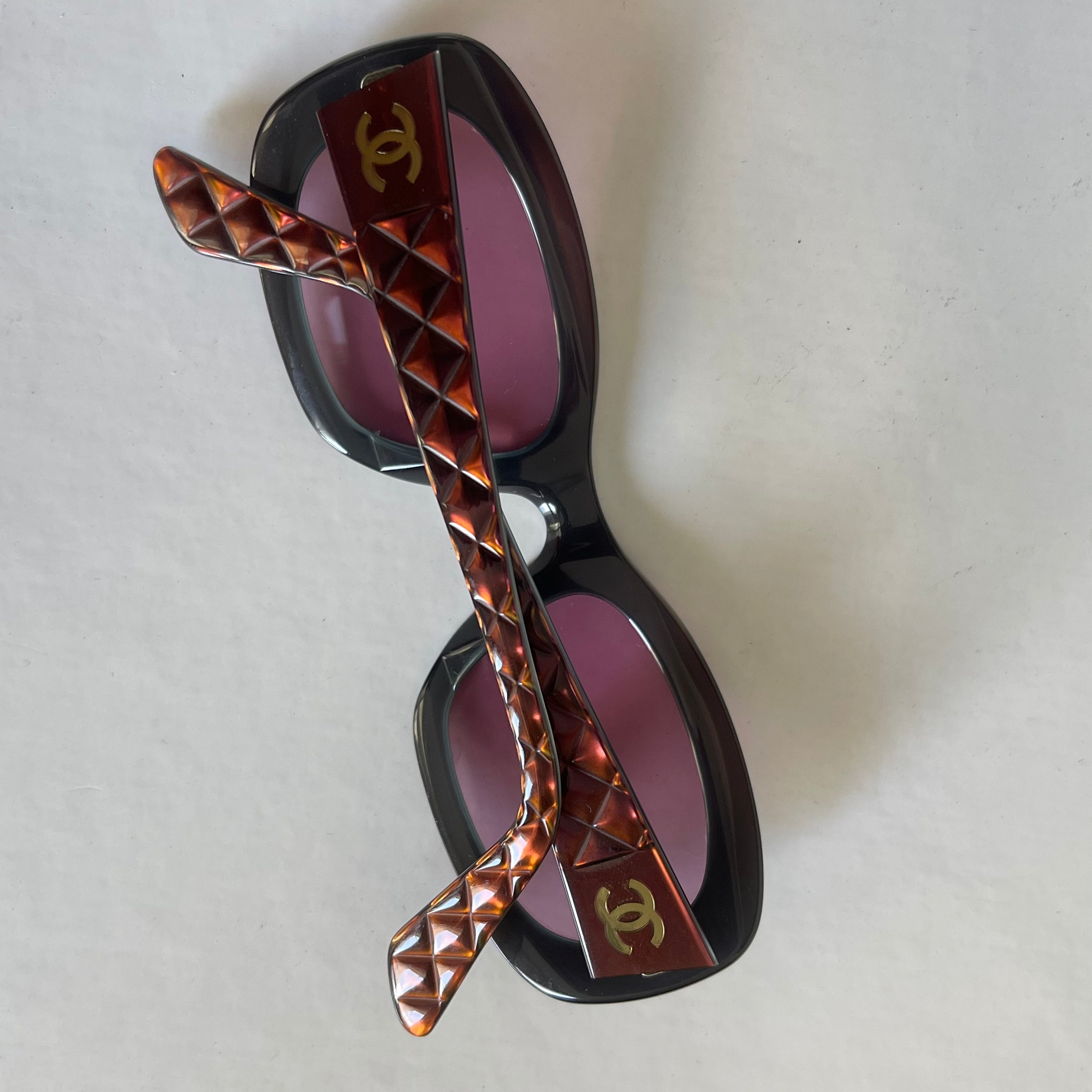 Chanel 90s Red Sunglasses