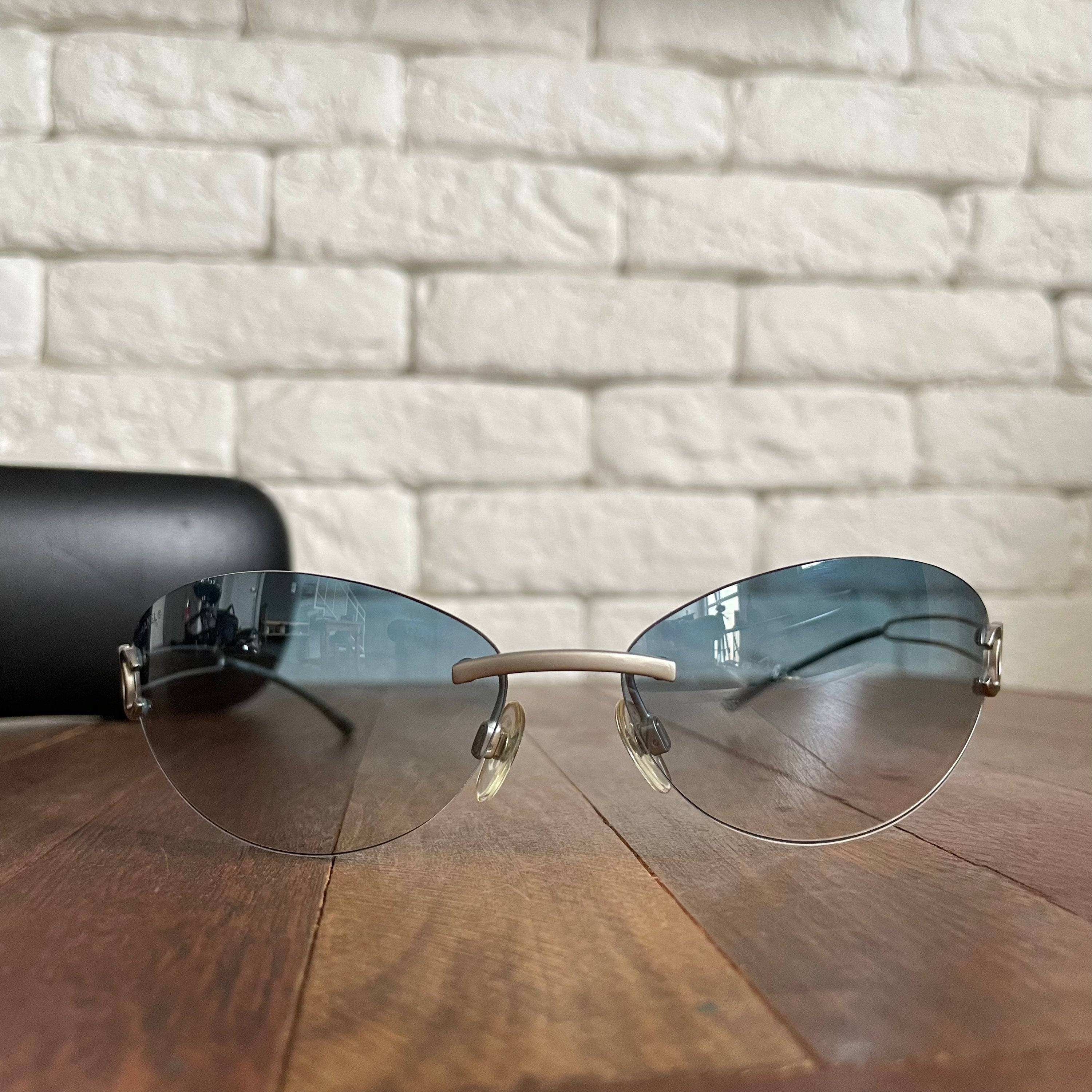 Chanel 4049 Transparent Blue Sunglasses