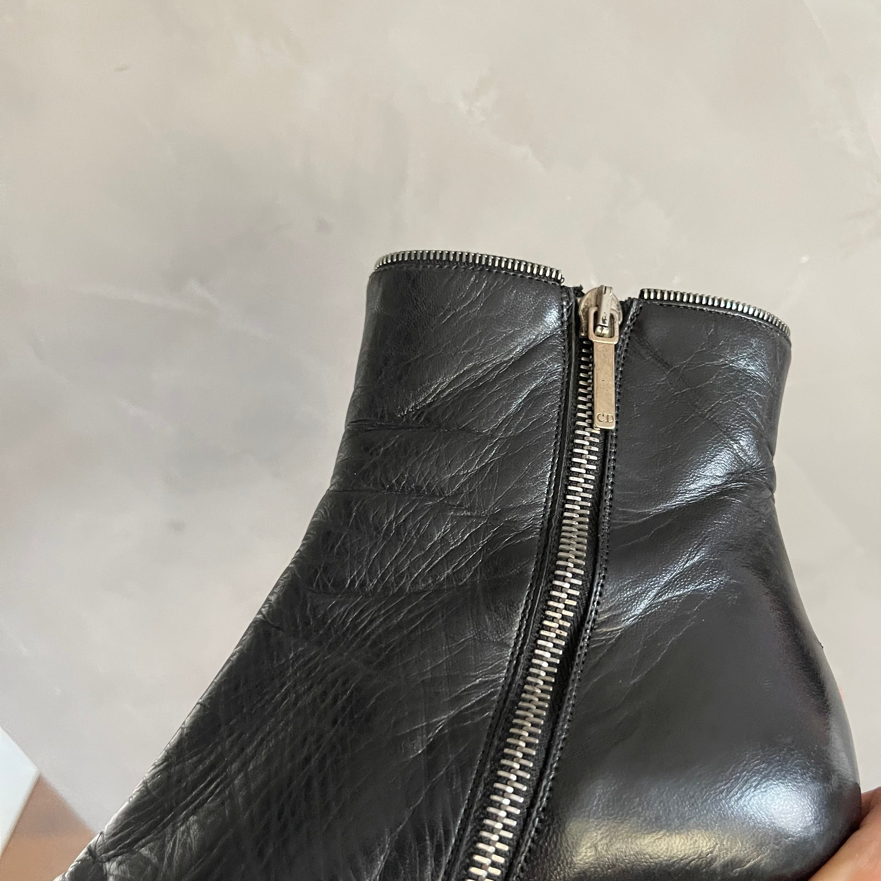 Dior Zipper Boots