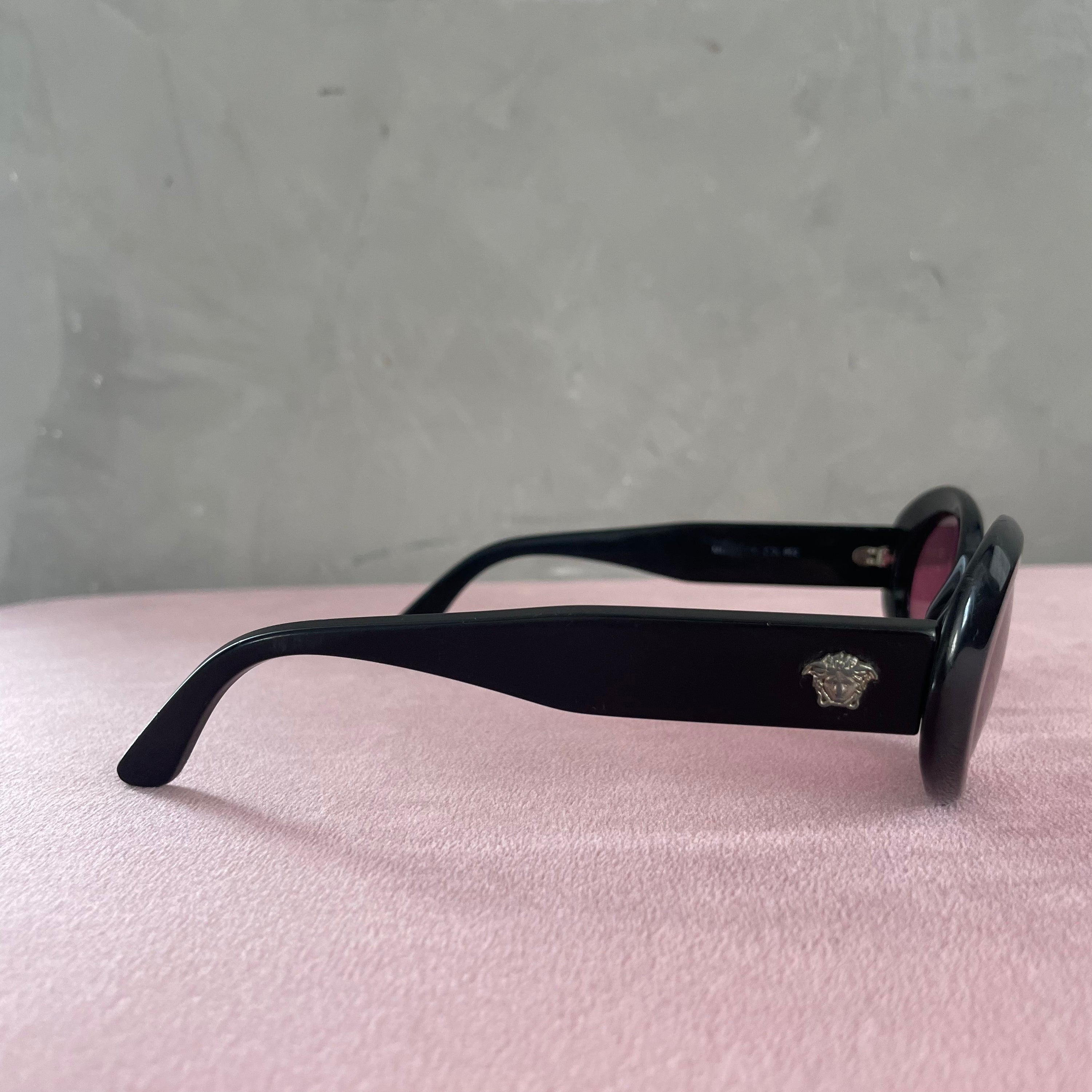 Gianni Versace Round Pink Sunglasses