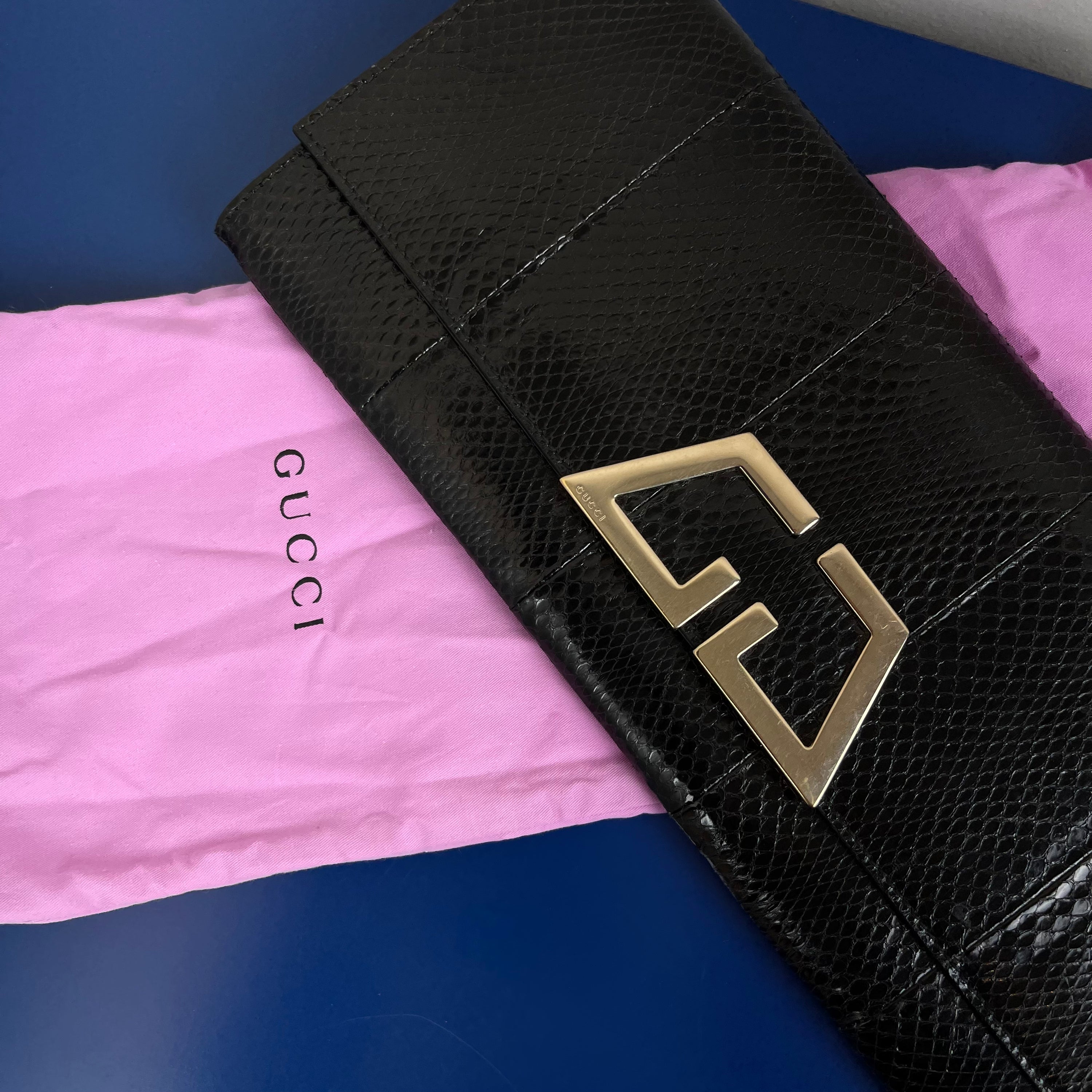 Gucci GG Logo Clutch