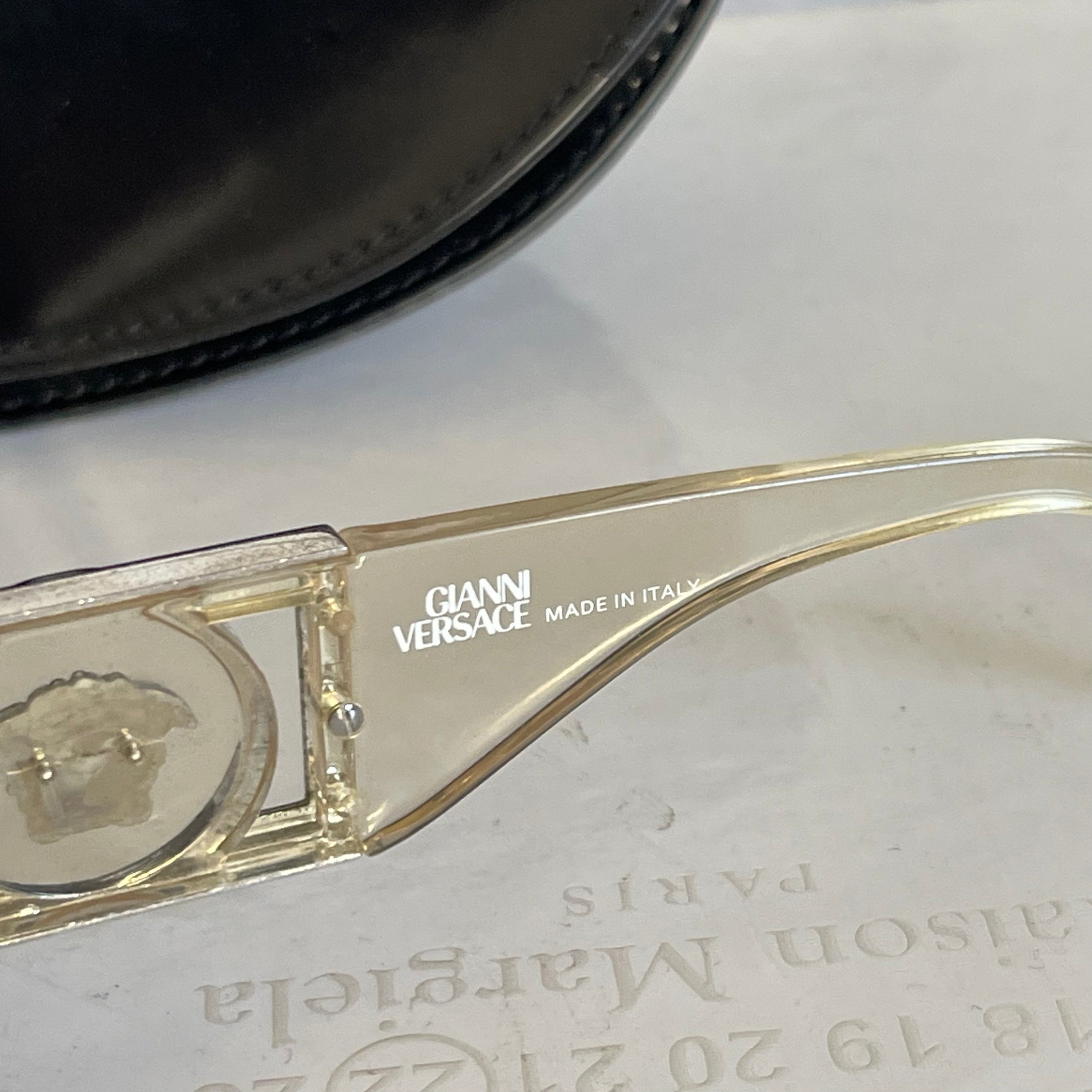 Gianni Versace Clear Sunglasses