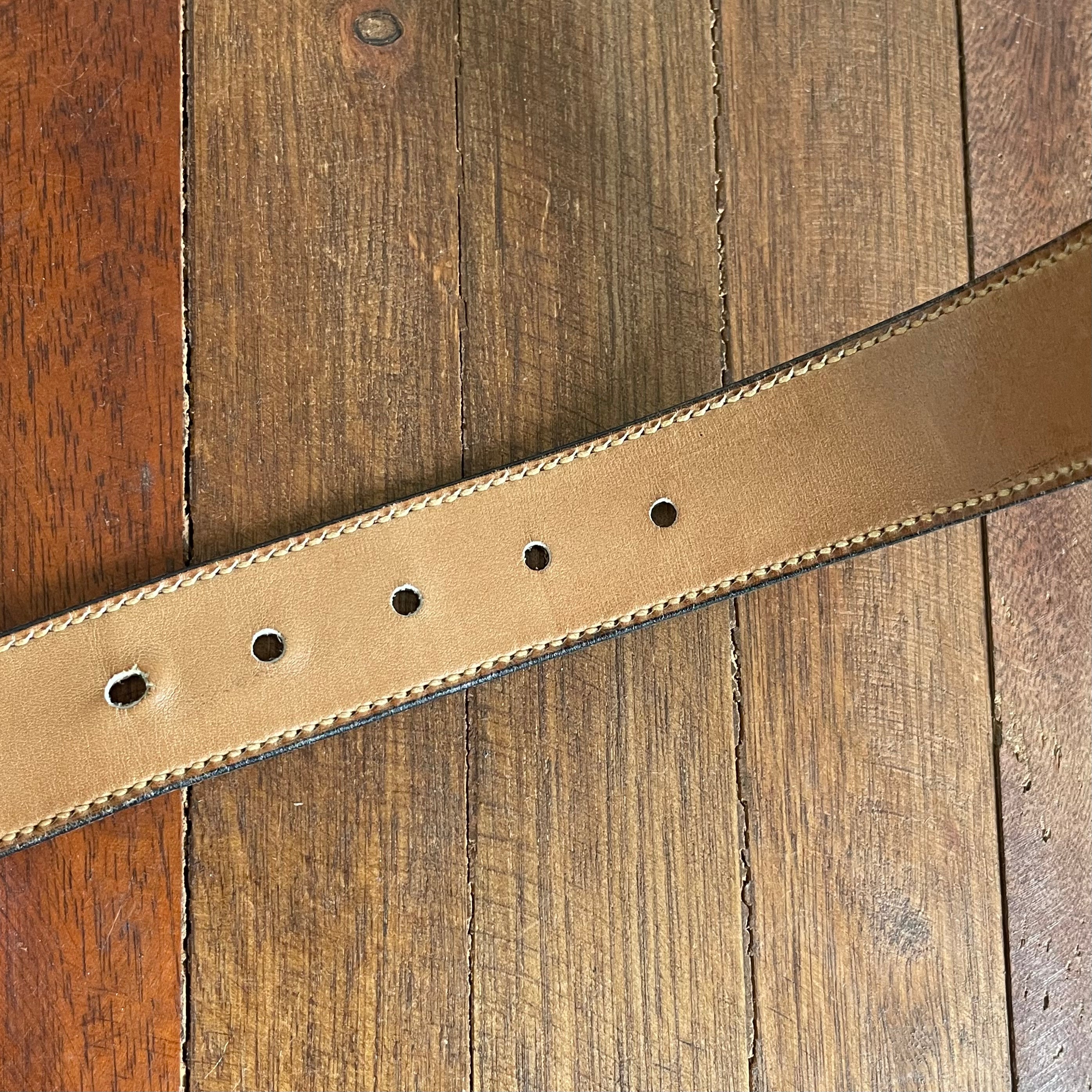 Gucci Leather Belt 70s