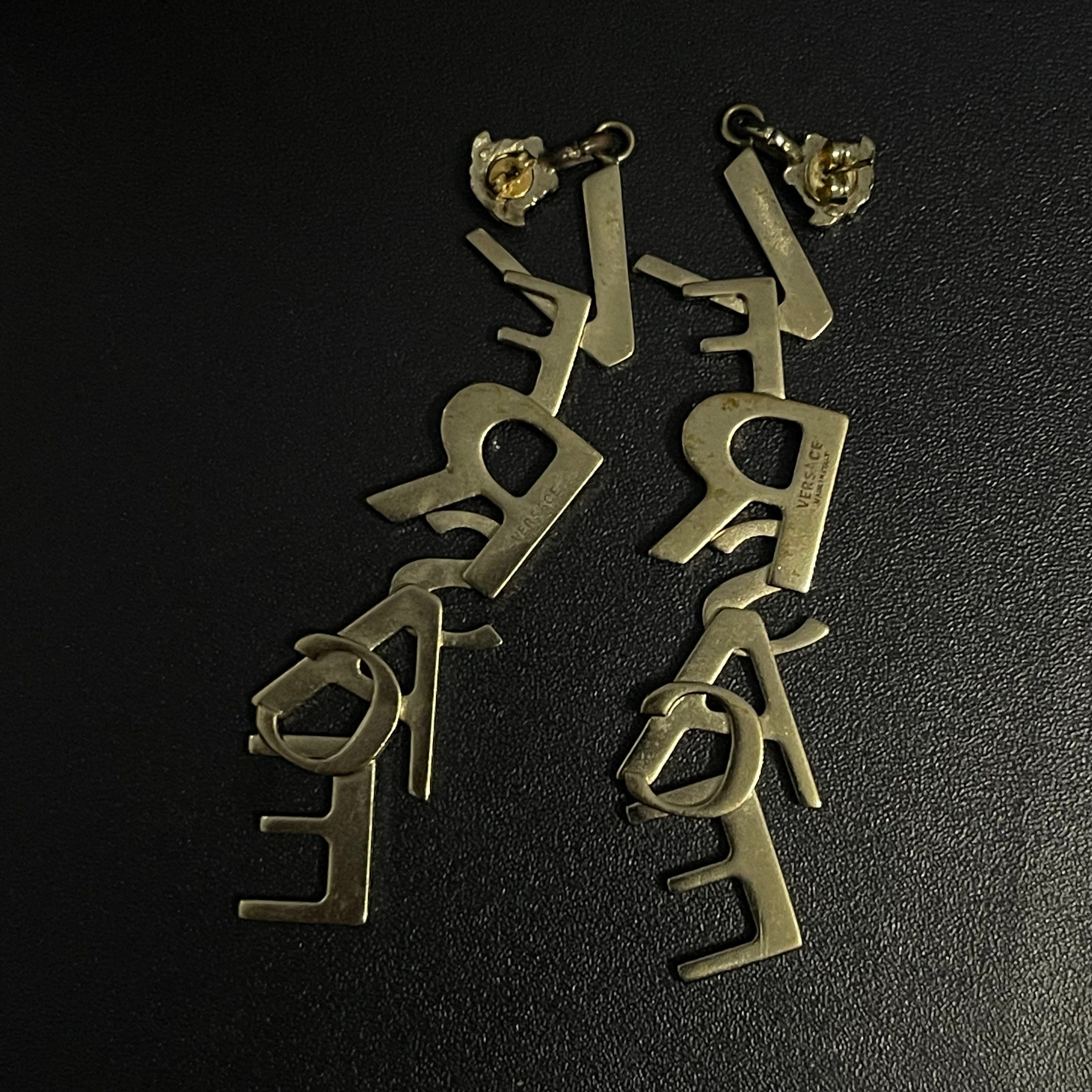 Versace Earring Logo