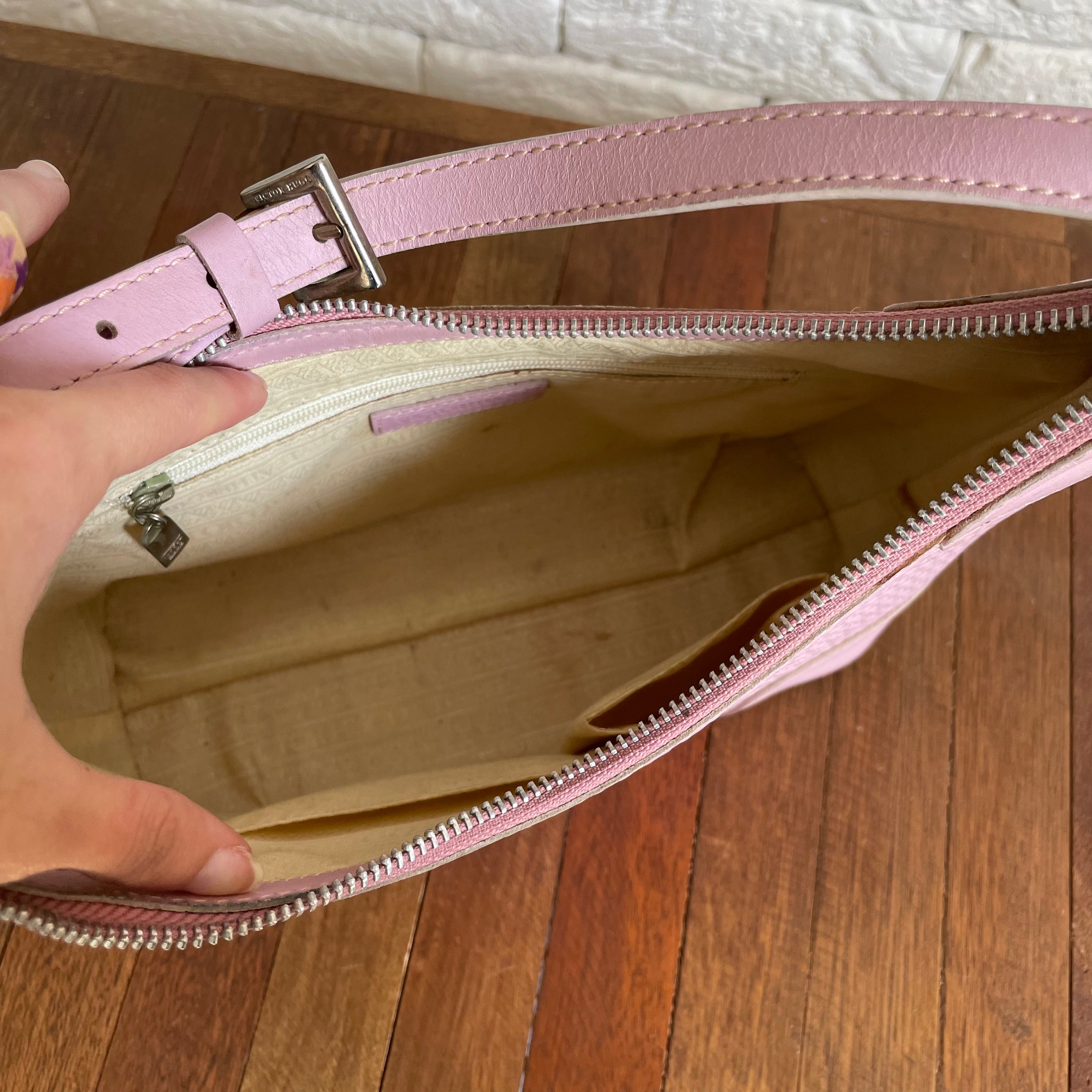 Victor Hugo Pink Shoulder Bag