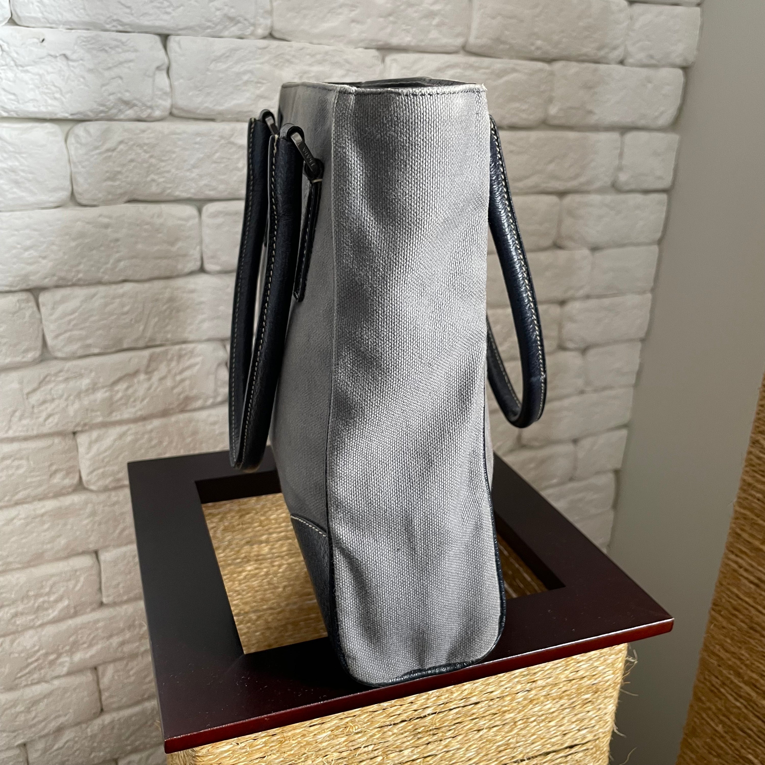 Prada Grey Tote Bag