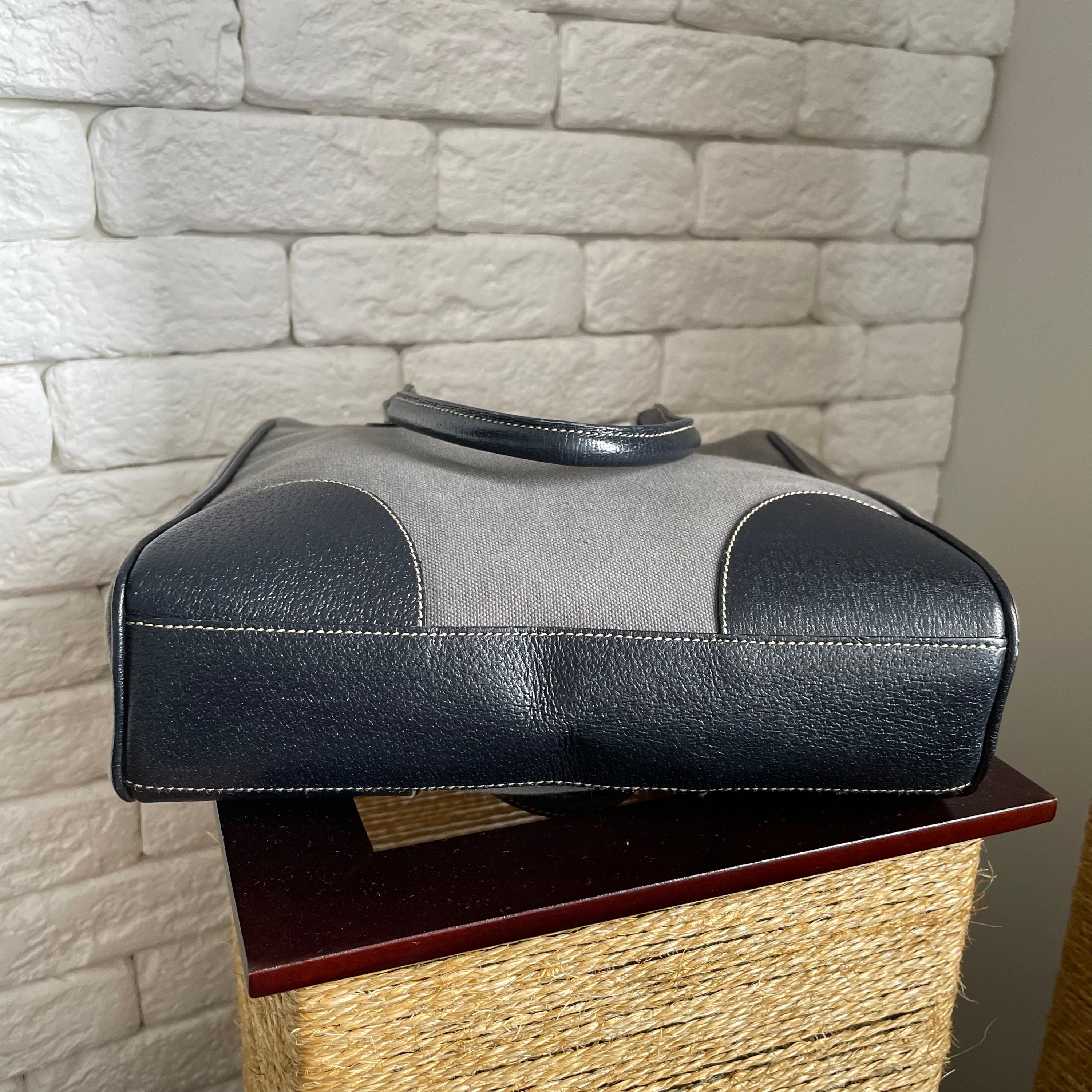 Prada Grey Tote Bag