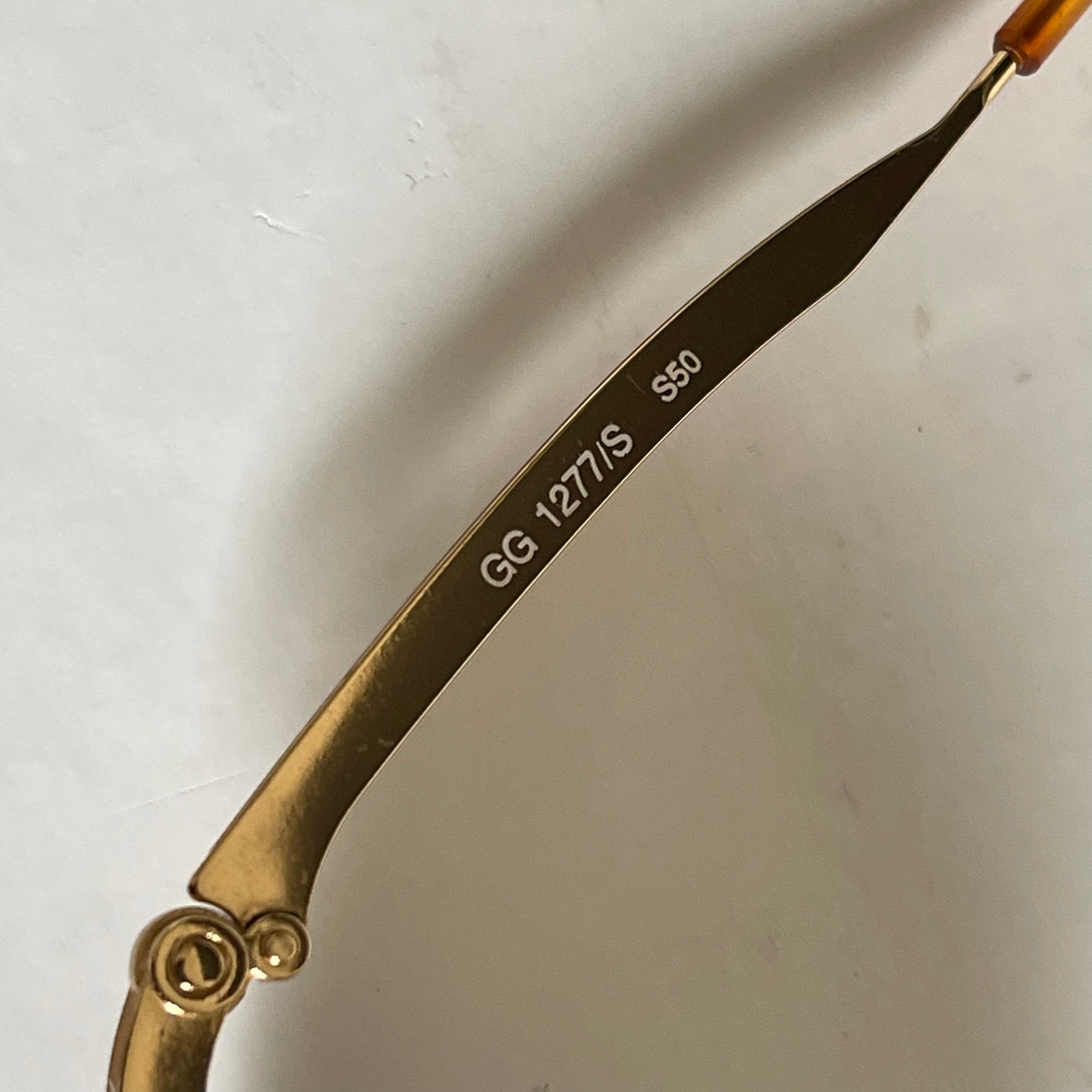 Gucci Gold Vintage Sunglasses