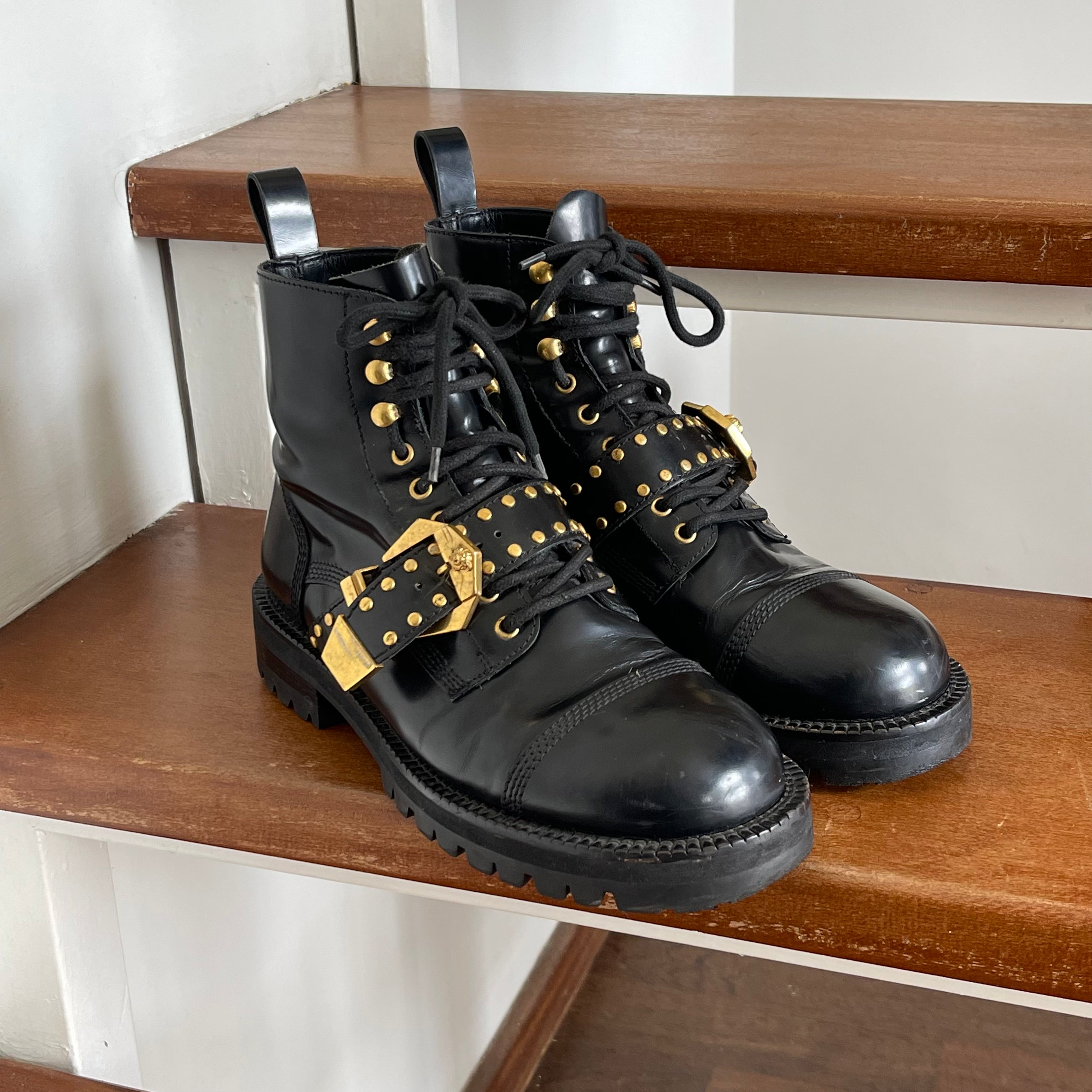 Versace 2018 Runway Boots