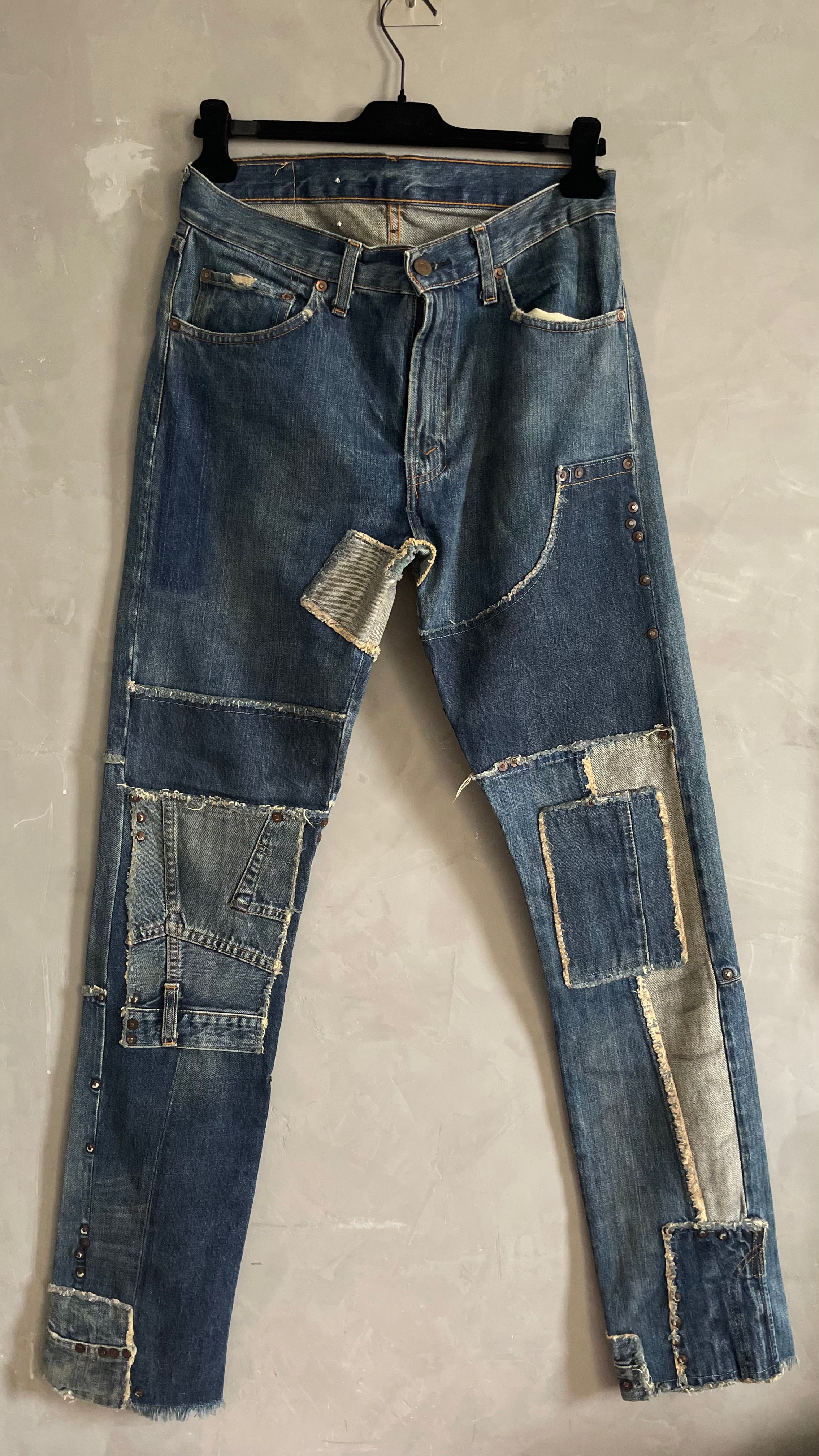 Levis Jeans Patchwork