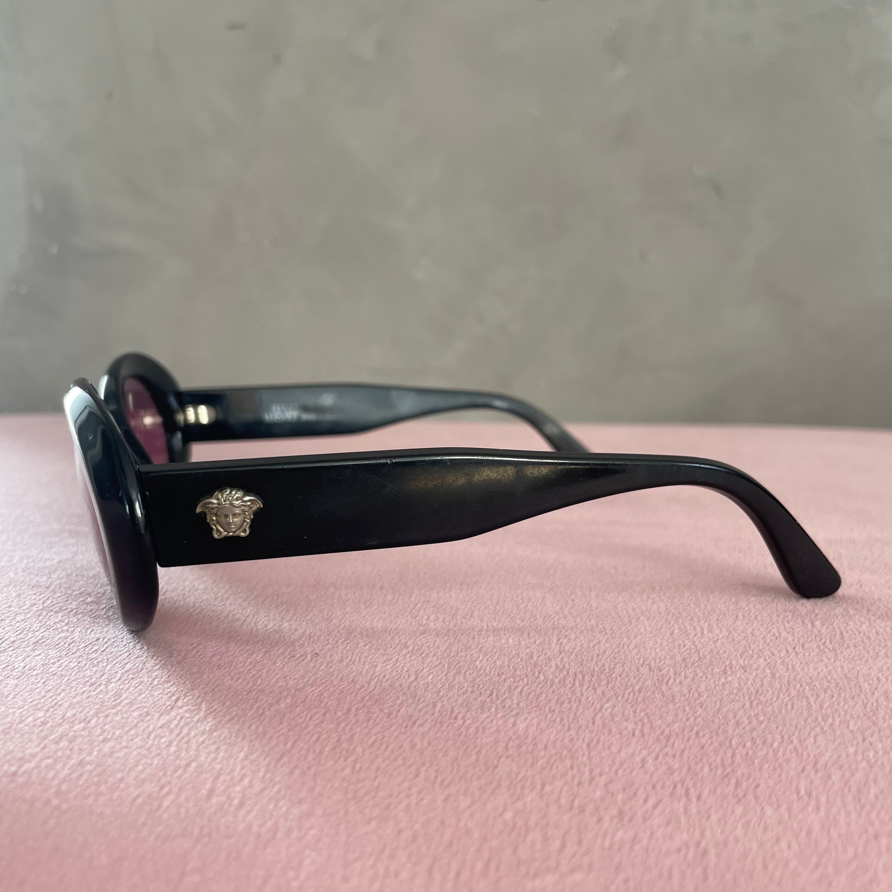 Gianni Versace Round Pink Sunglasses