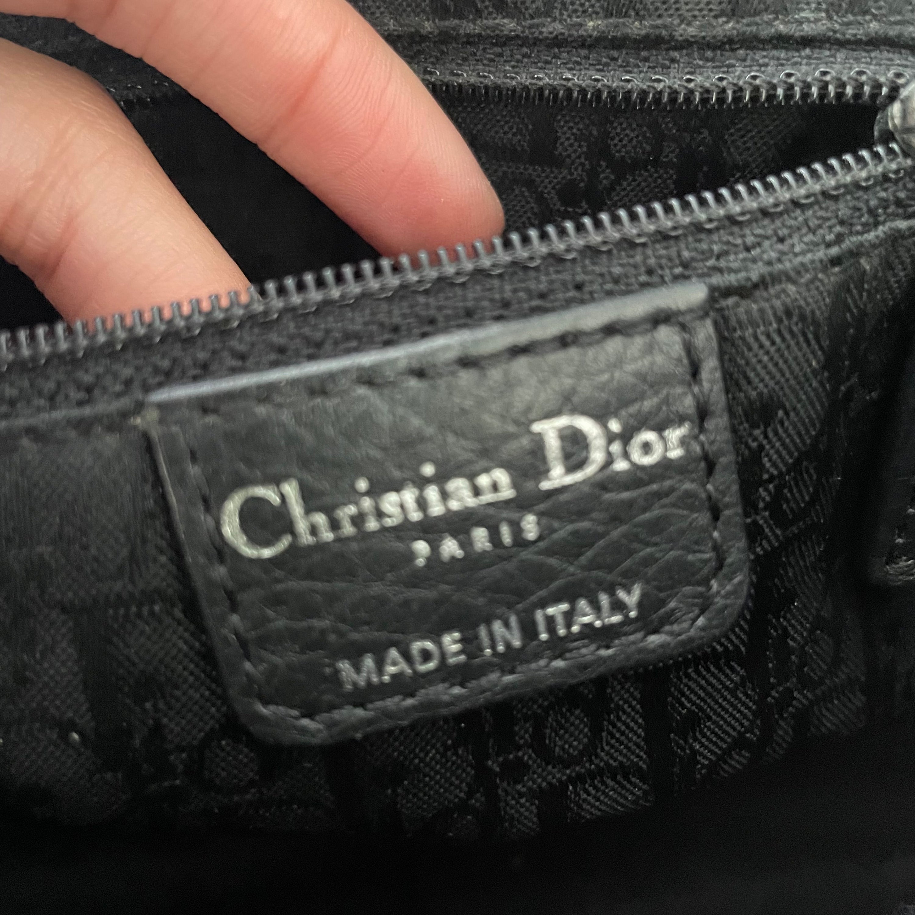 Christian Dior Saddle Gaucho Shoulder Bag