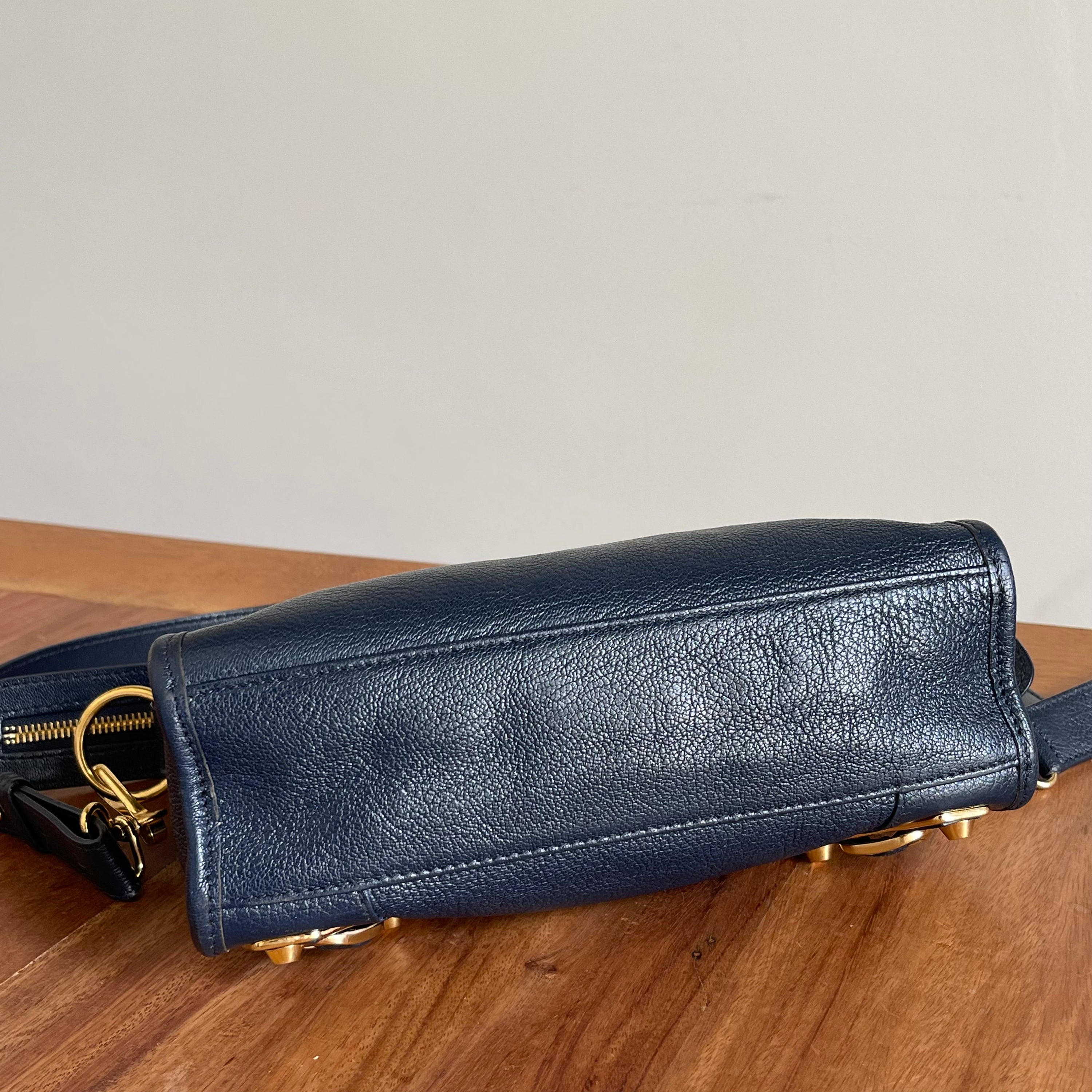 Balenciaga Mini City Motorcycle Metallic Edge