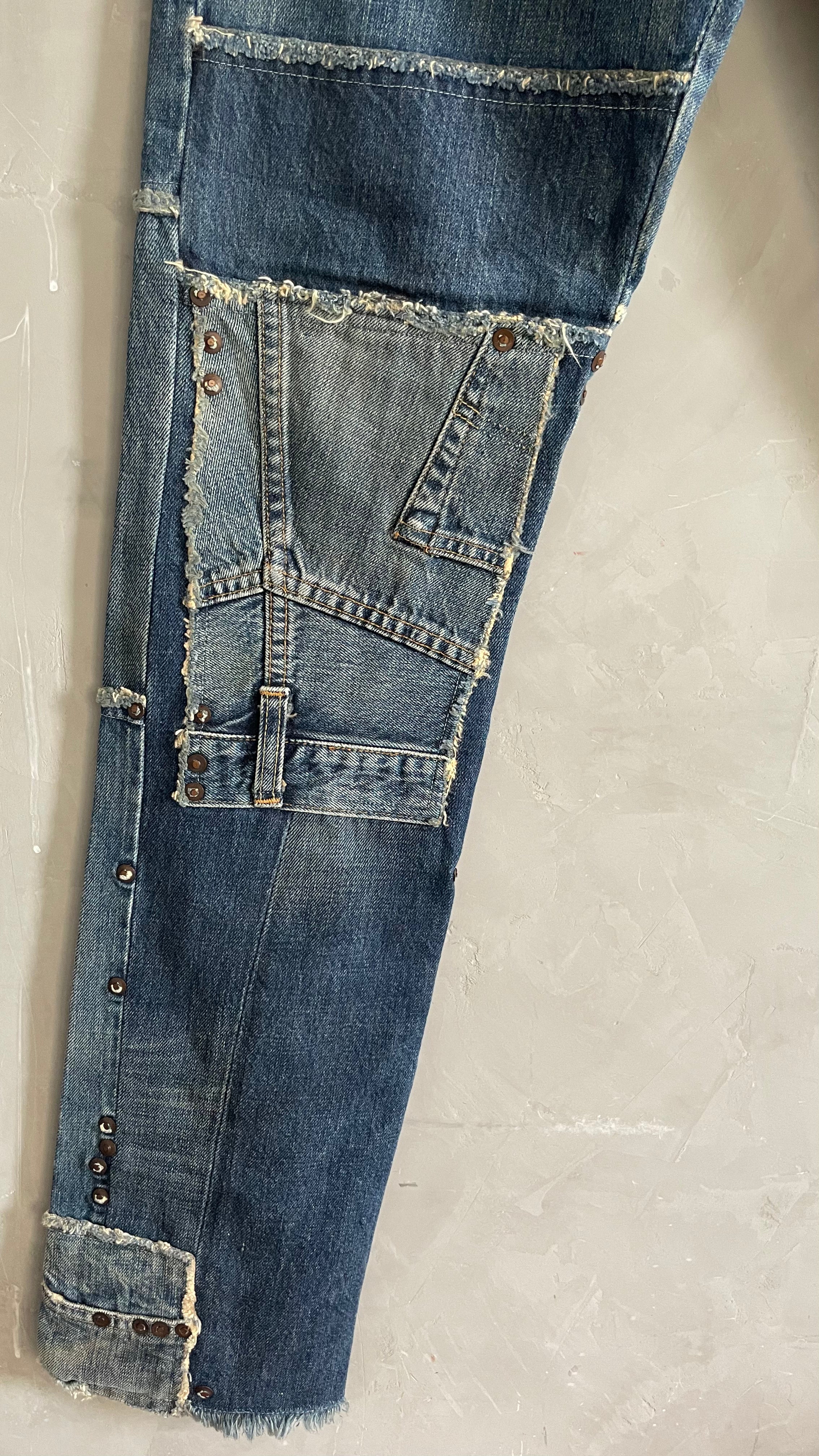 Levis Jeans Patchwork