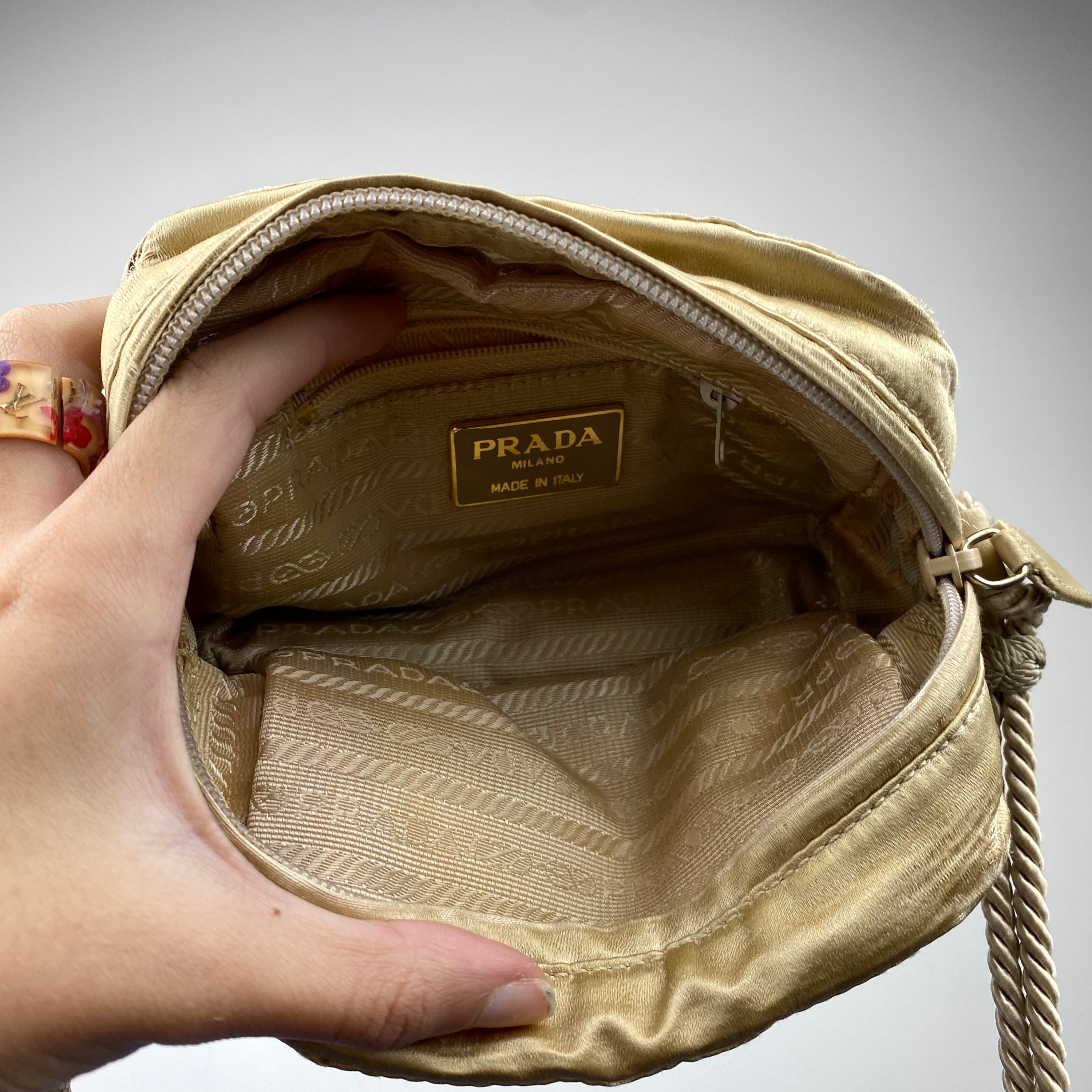 Prada Satin Crossbody Bag