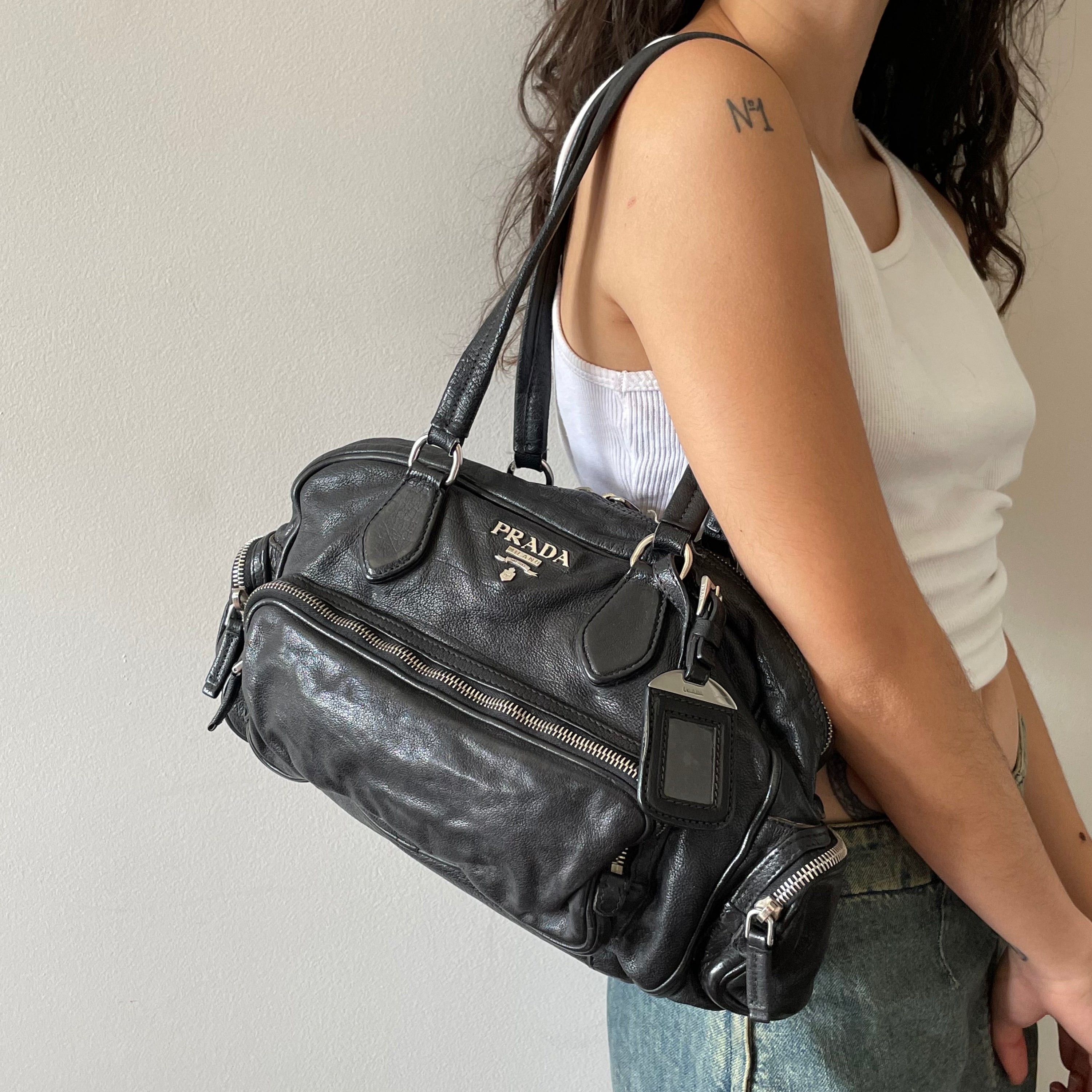 Prada Leather Shoulder Bag