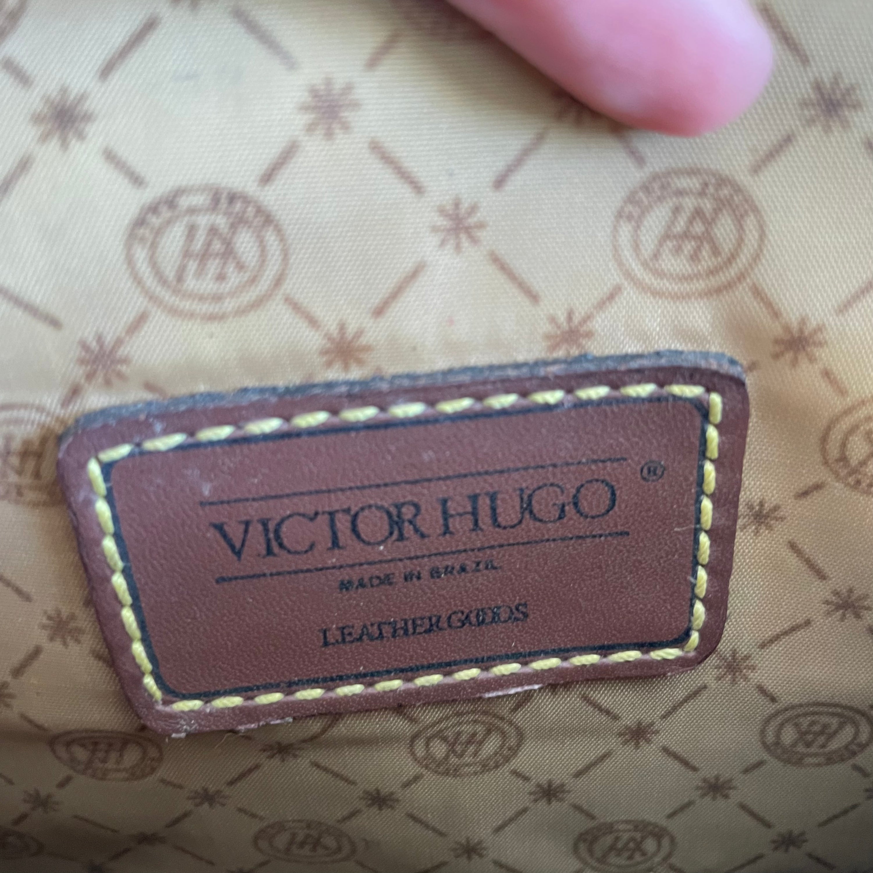 Victor Hugo Vintage Leather Crossbody