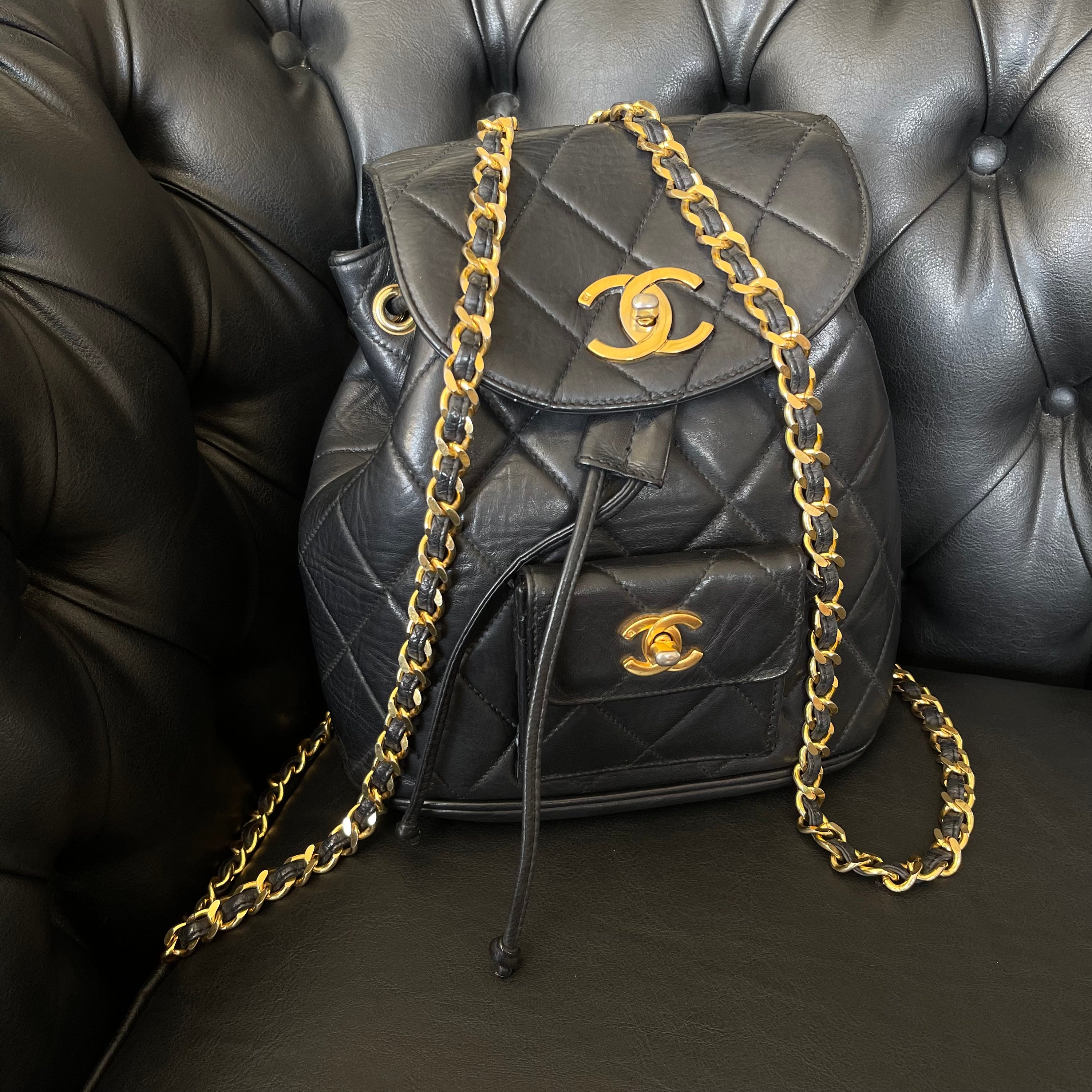 Chanel 90s Quilted Mini Backpack