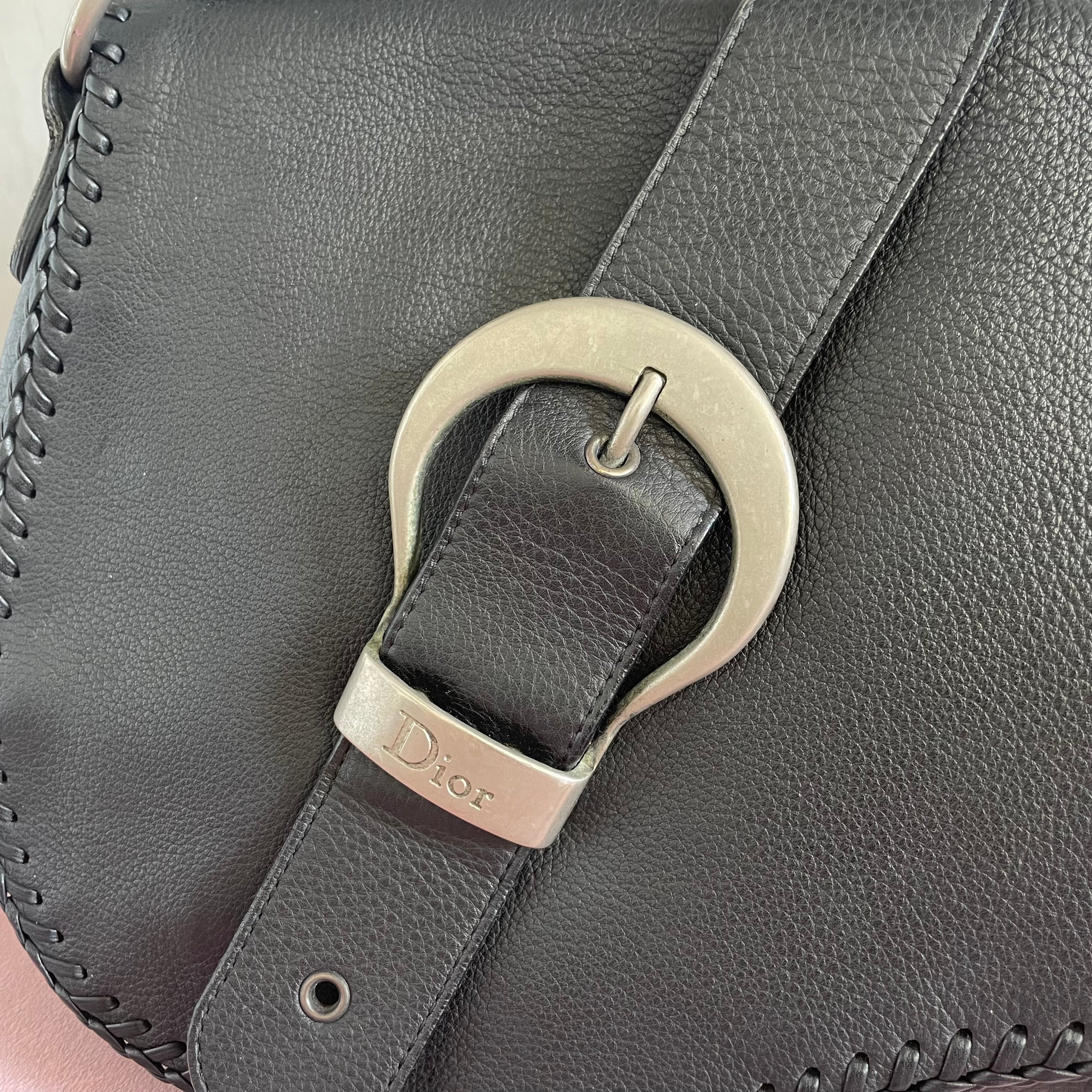 Christian Dior Saddle Gaucho Shoulder Bag