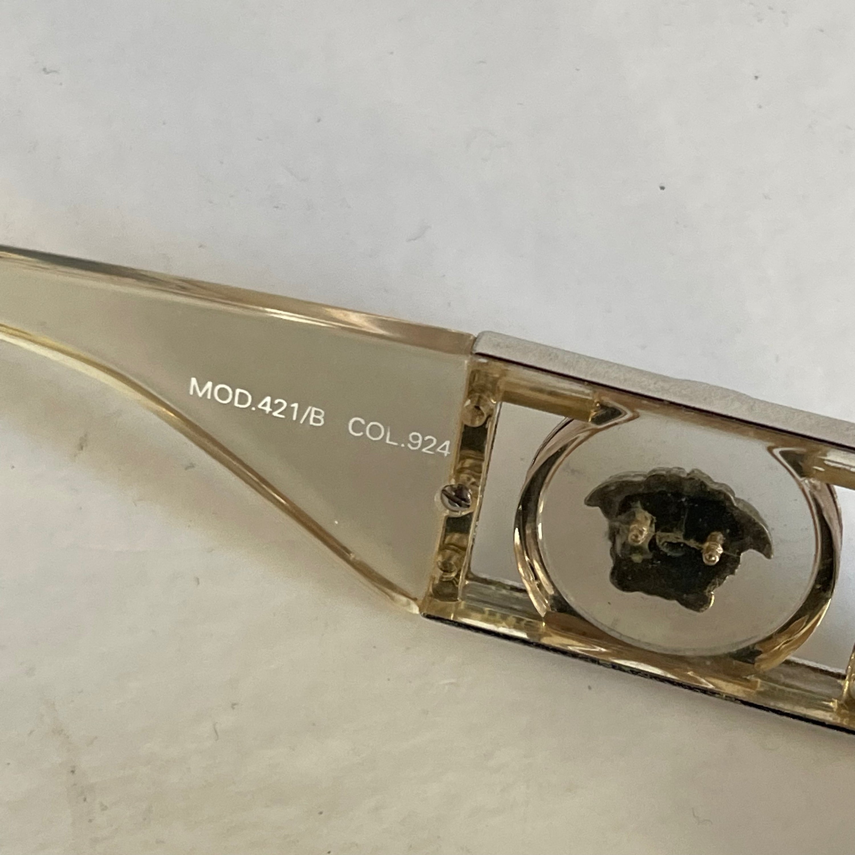 Gianni Versace Clear Sunglasses