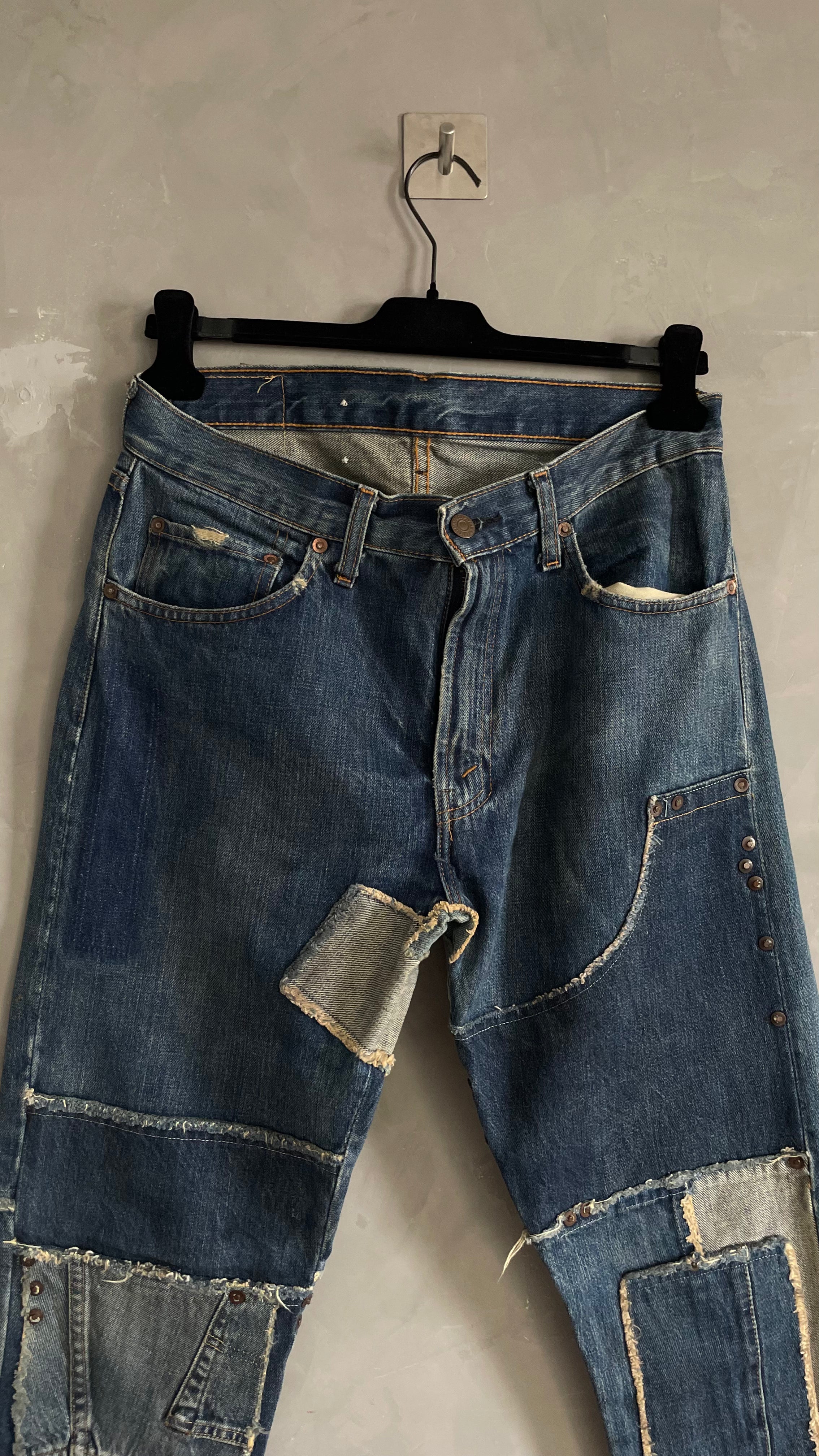 Levis Jeans Patchwork