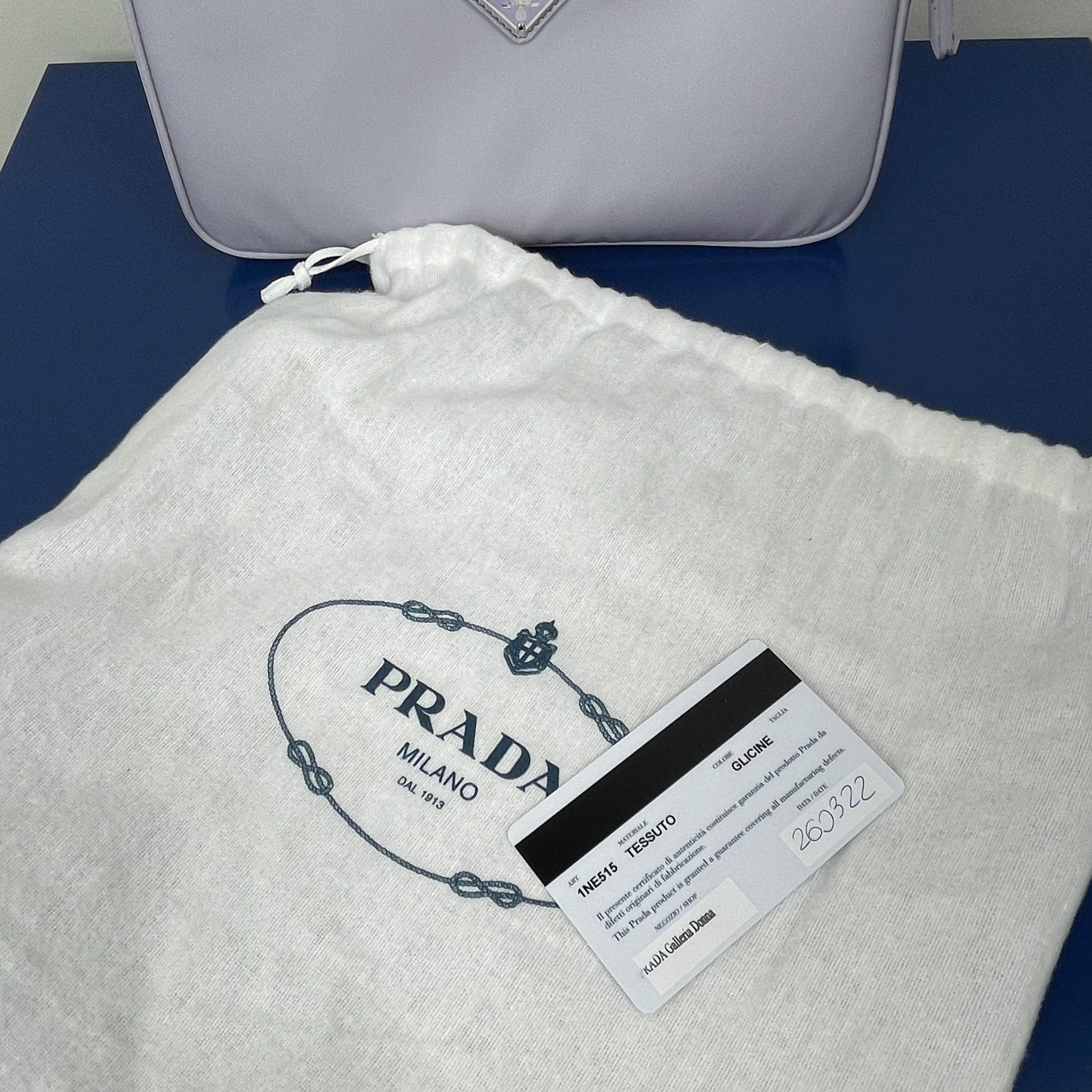 Prada Re-Edition Lilac Bag