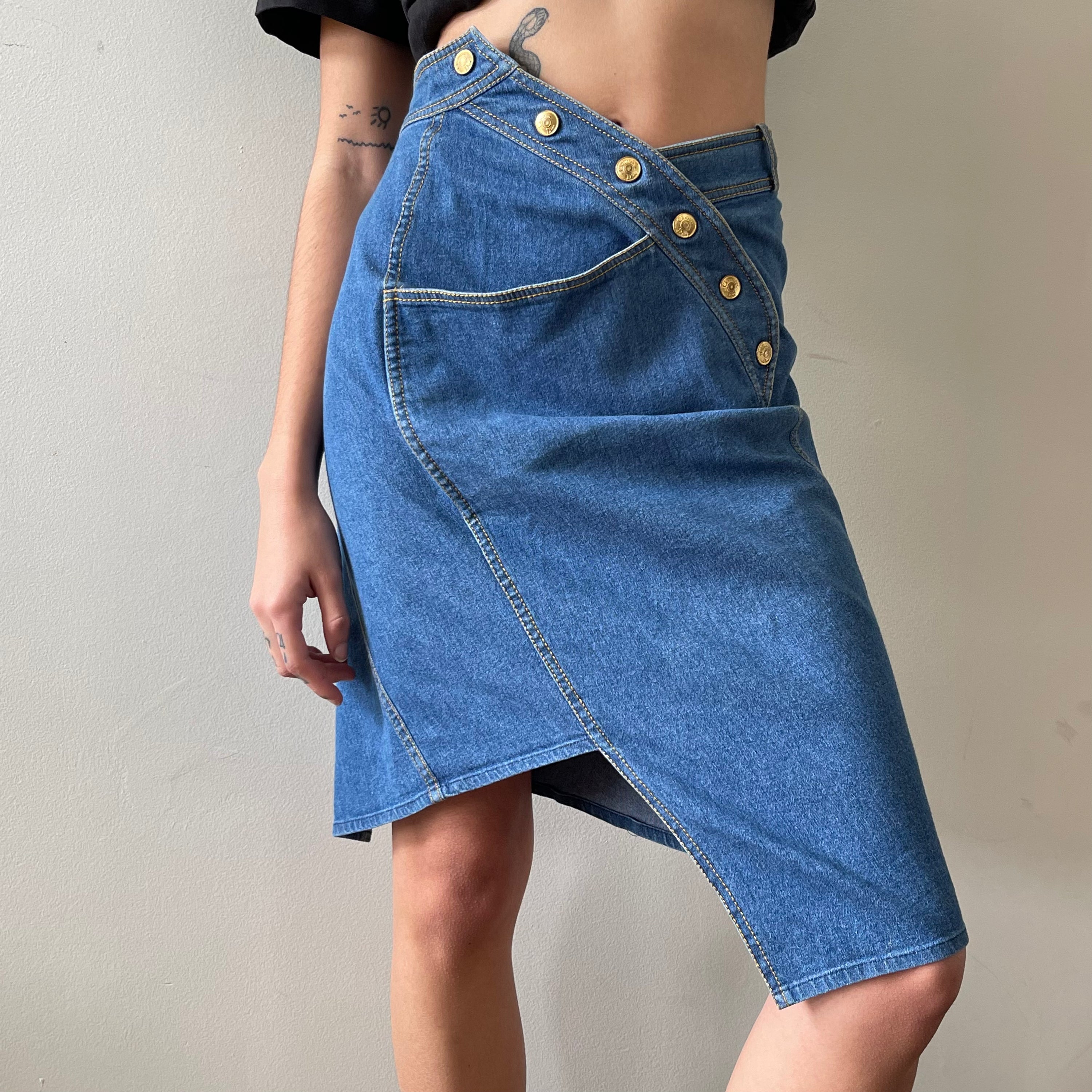 Christian Dior 2000 Denim Skirt