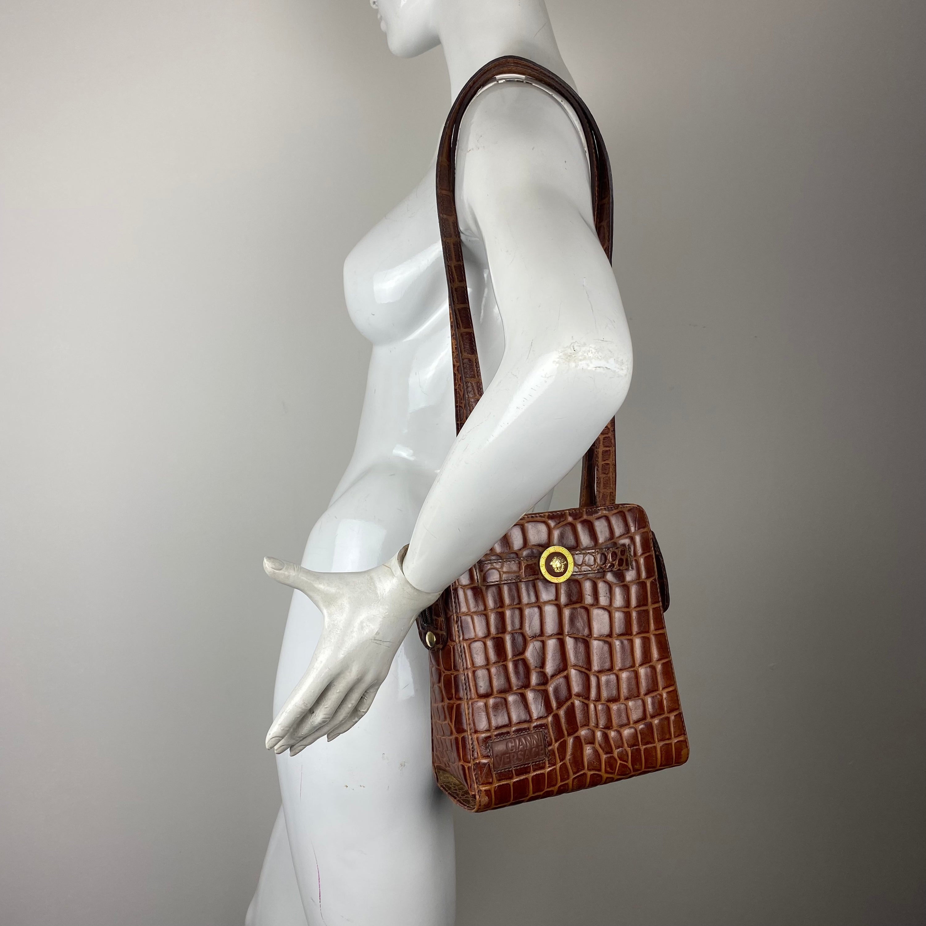 Gianni Versace Croco Bag