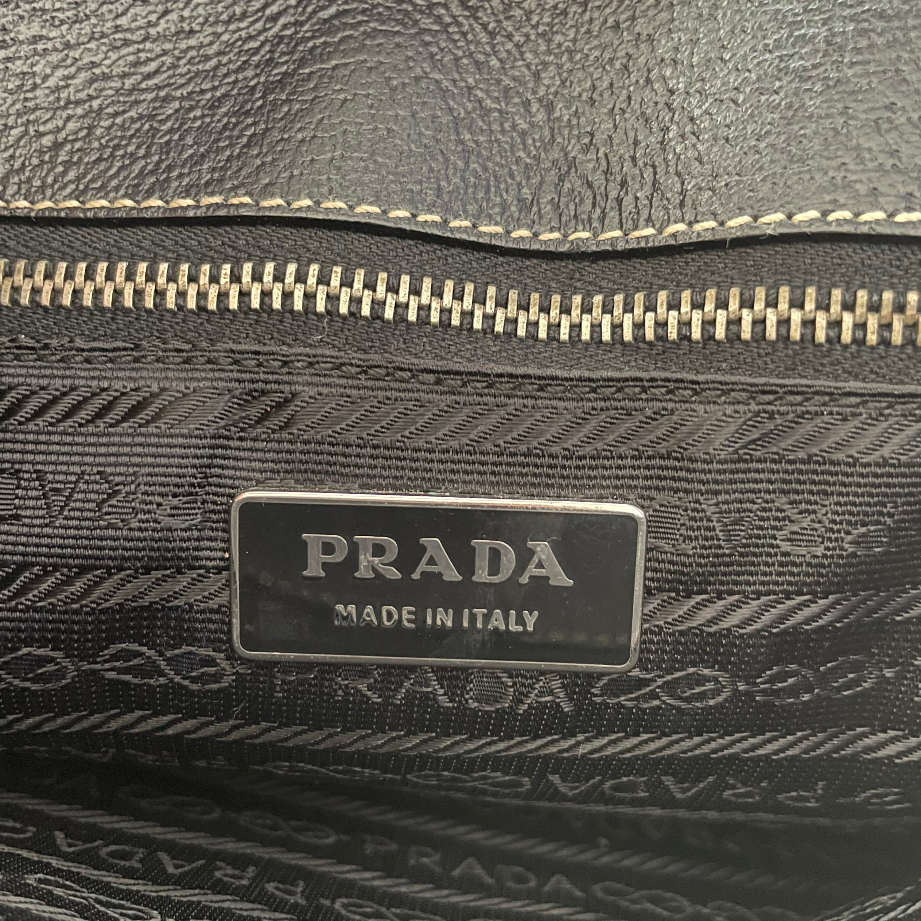 Prada Grey Tote Bag
